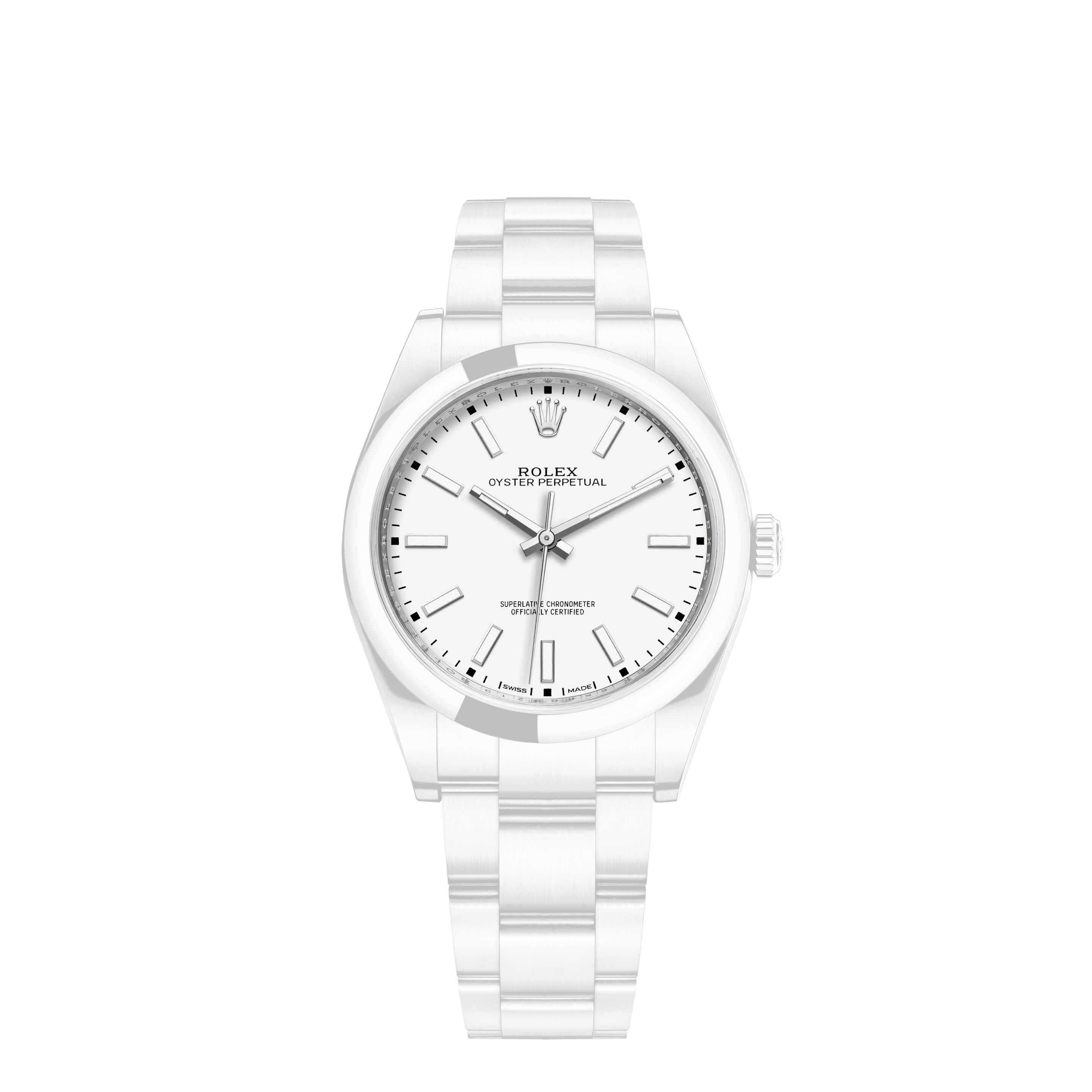 Rolex Ladies Rolex 26mm Datejust Two Tone Diamond Bezel & Lugs White Color Dial with Diamonds