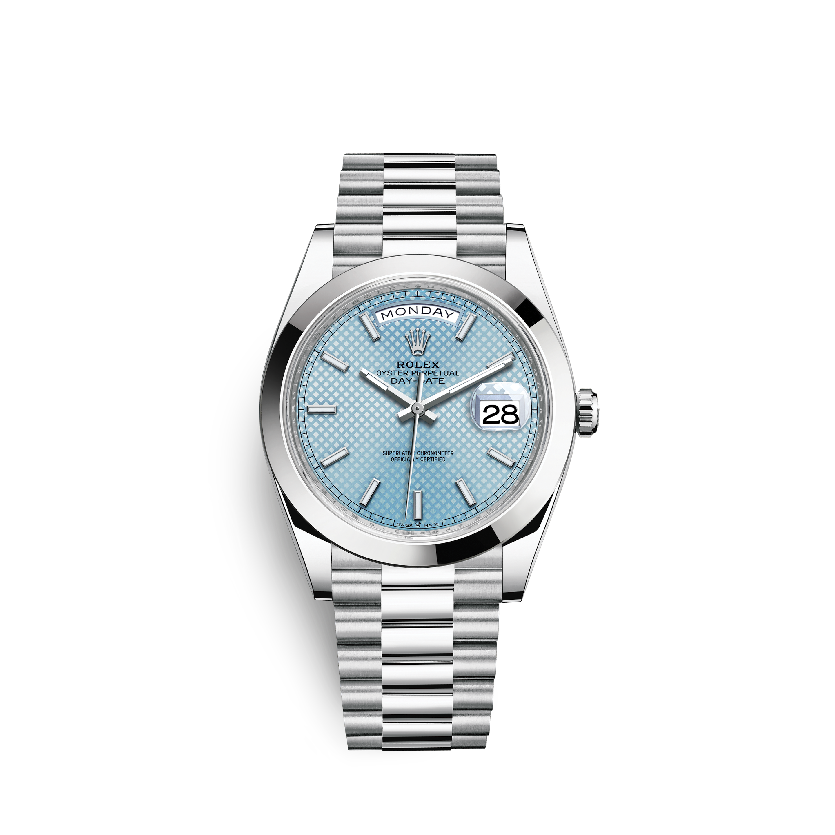 Rolex Datejust 36mm Pave Diamond Watch/16.9CT Bezel/Lugs/Bracelet/Arabic DialRolex Datejust 36mm Pink Baton Dial Jubilee Bracelet, Engineered Bezel 1983