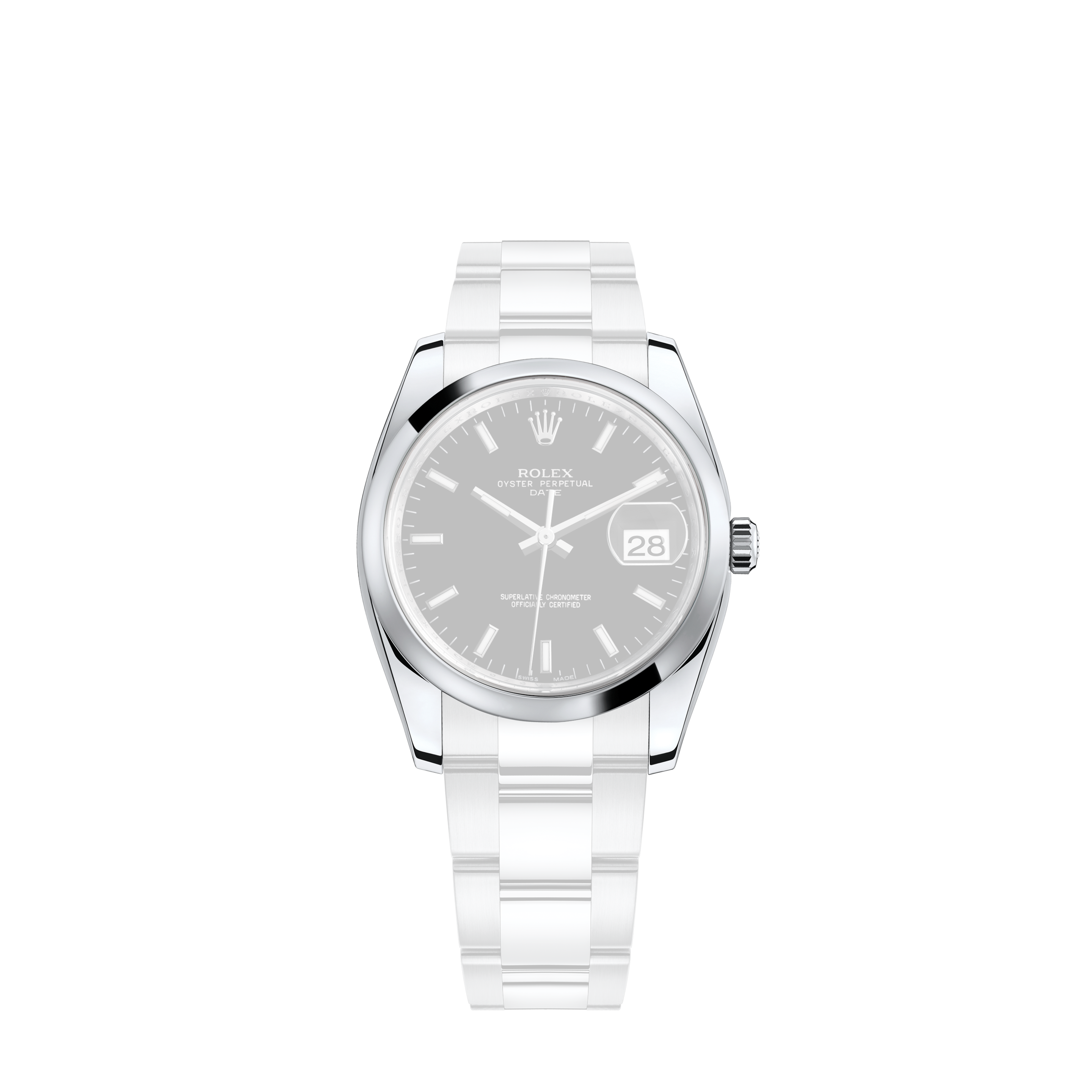 Rolex Datejust 41/ Stainless Steel & White Gold/ Black Index Dial/ Jubilee