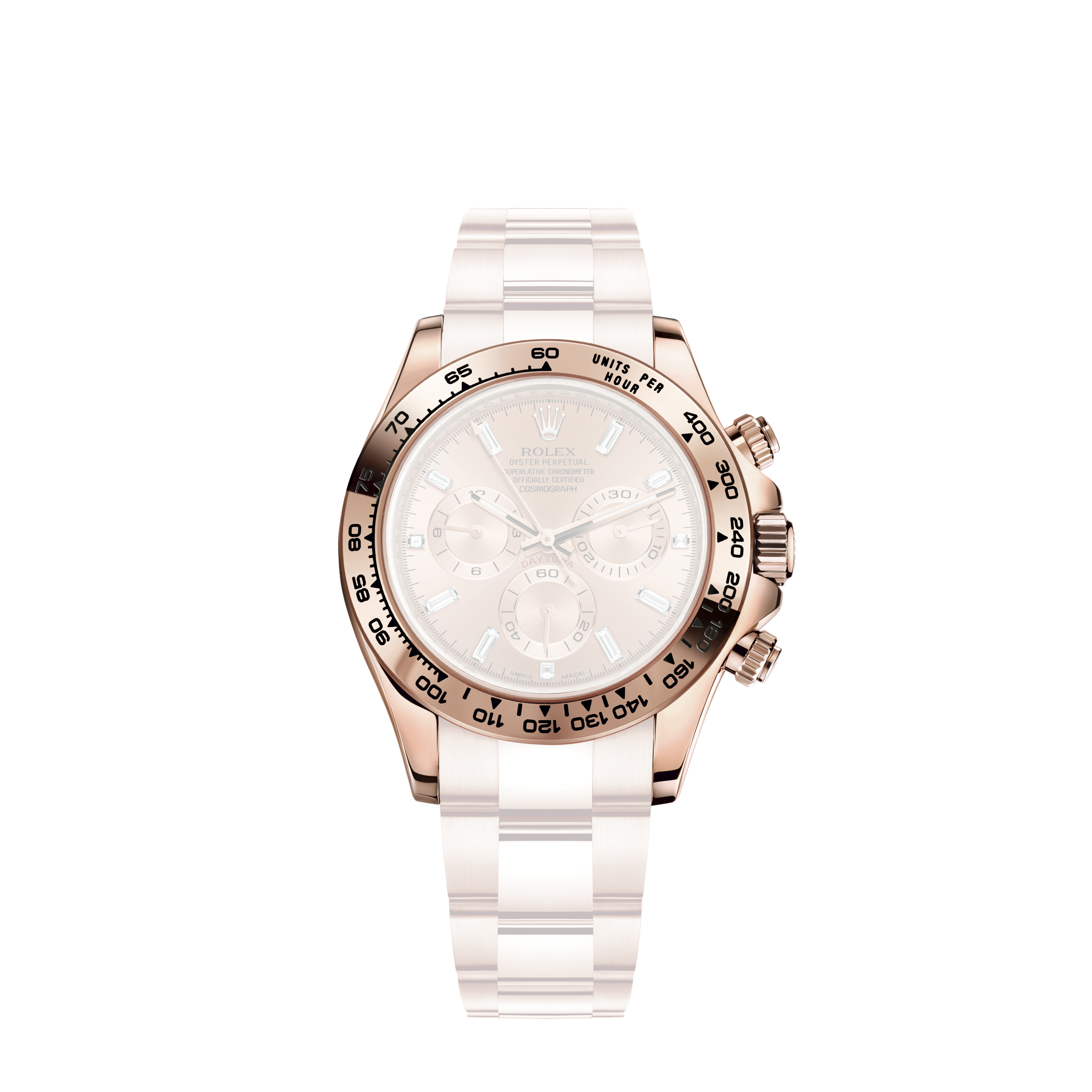 Rolex President Datejust Ladies Gold 26mm Watch Royal Blue Dial & Diamond Bezel