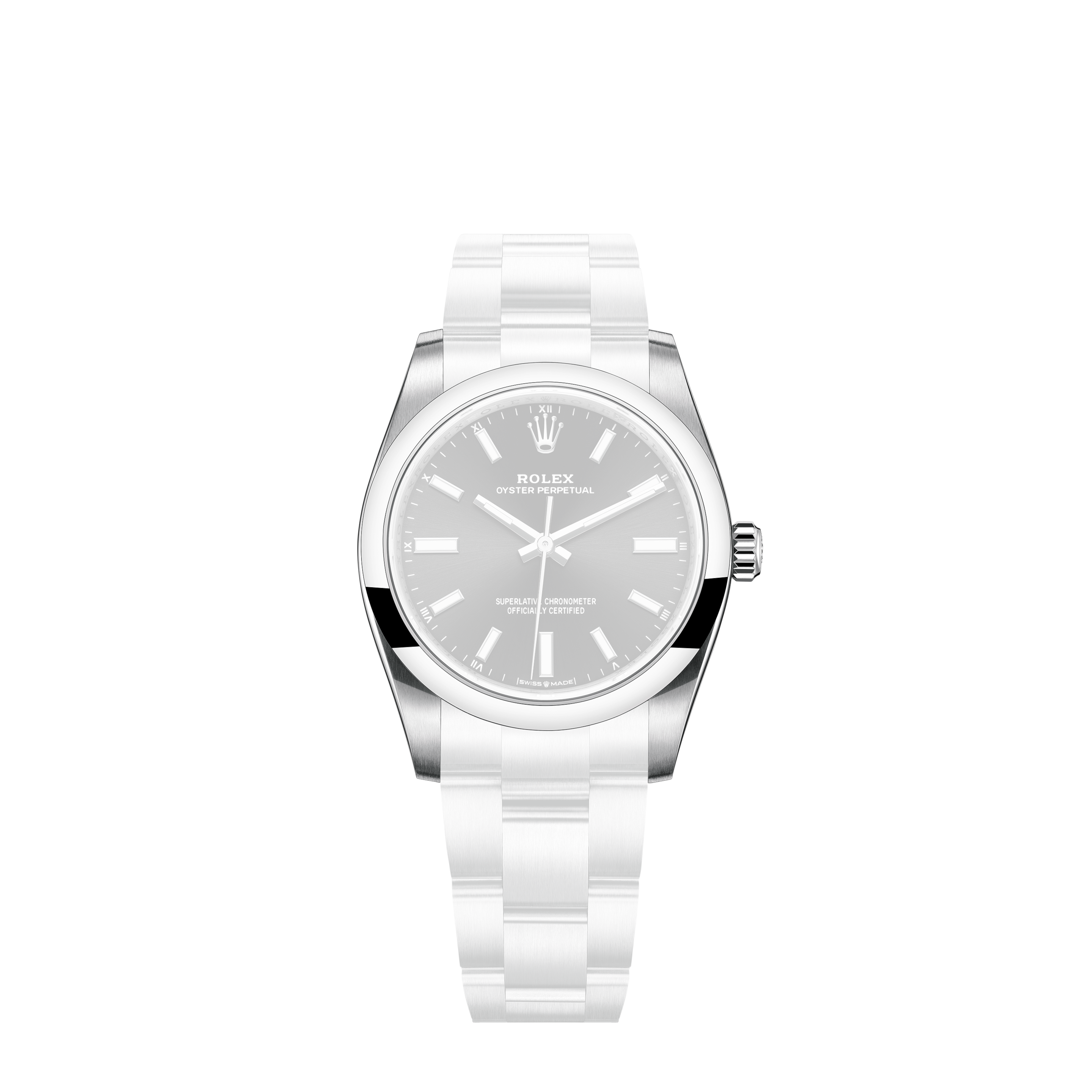 Rolex Oyster Perpetual 25mm Black Dial Stainless Steel 76080 Watch