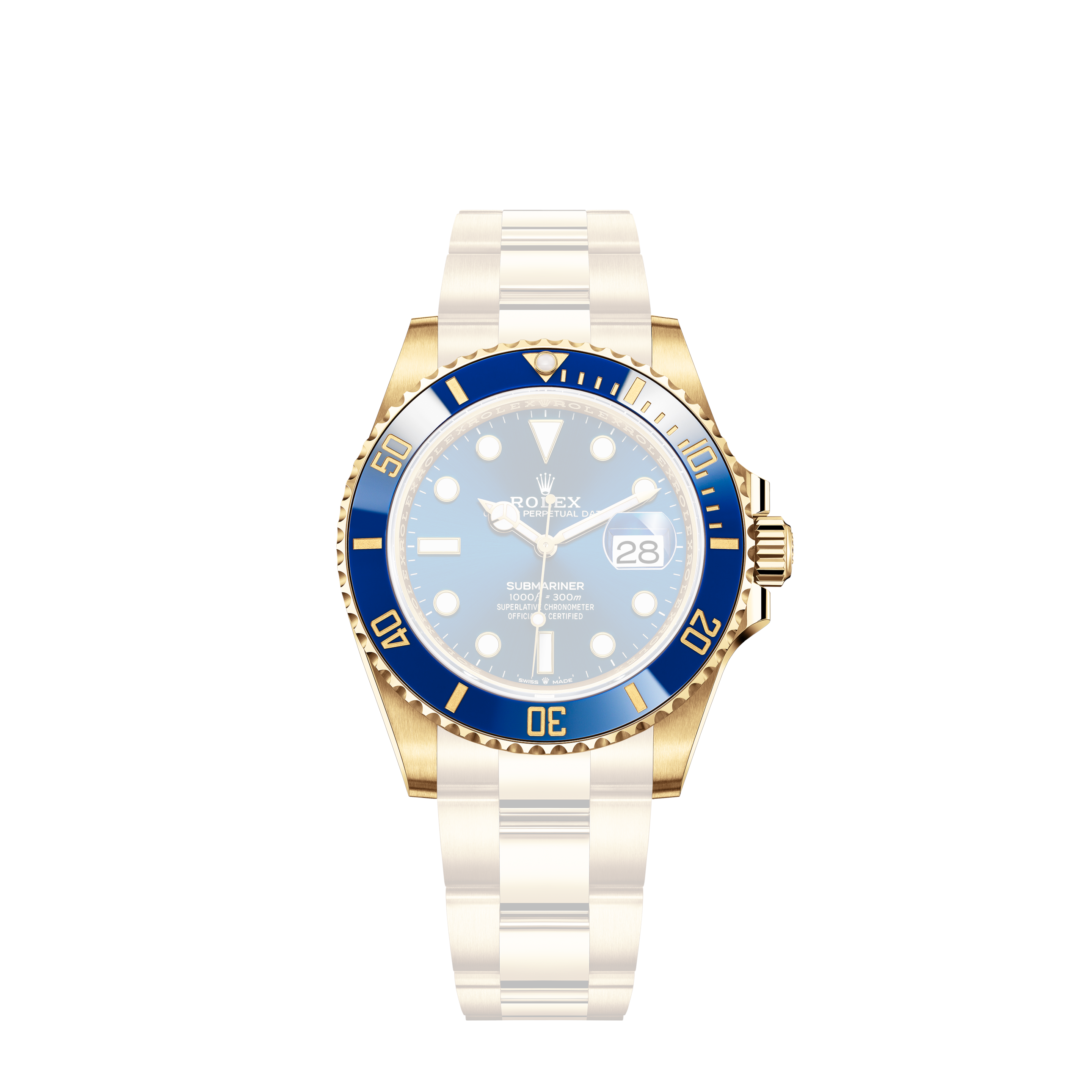 Rolex President Lady 18k Yellow Gold 26mm Watch-Diamond Bezel-Pink Diamond Dial