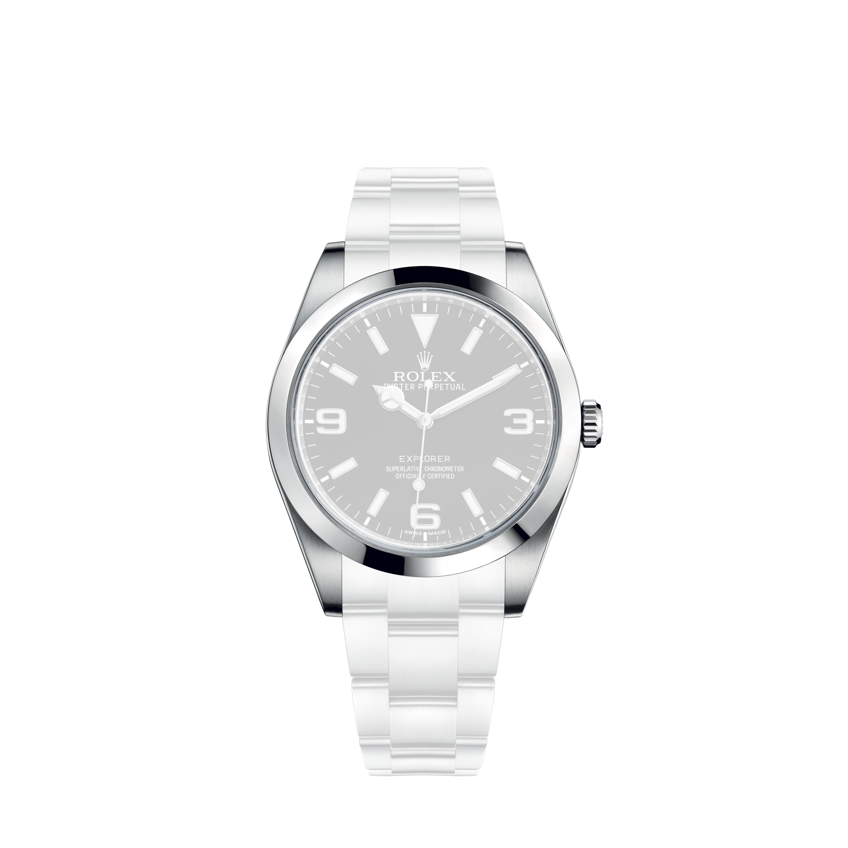 Rolex Men's Rolex Air-King Stainless Steel Watch 14000 Silver Dial