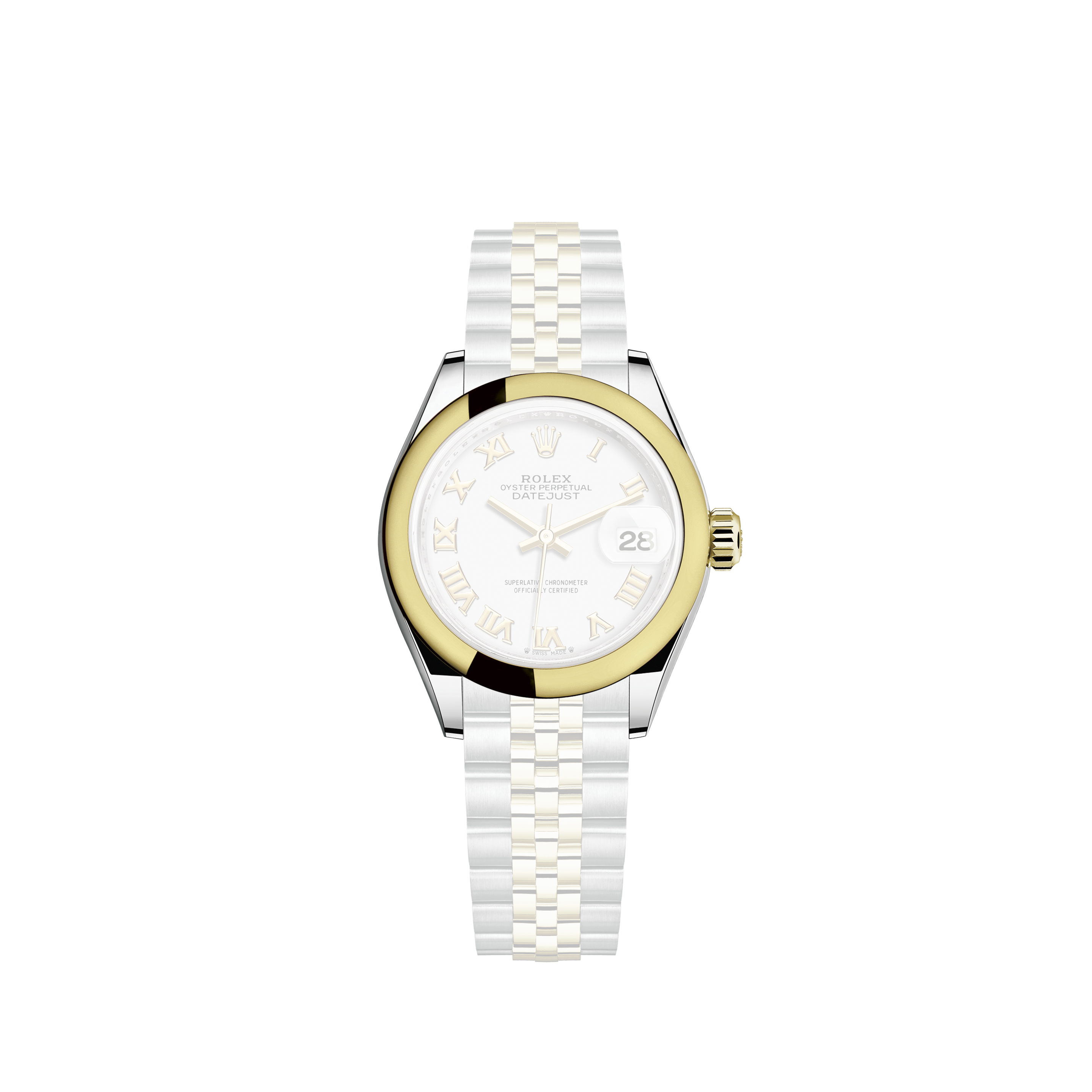 Rolex Rolex Rolex Datejust Bezel Breath Diamond 178286NR White Roman Dial Used WatchEs Ladies' Watches