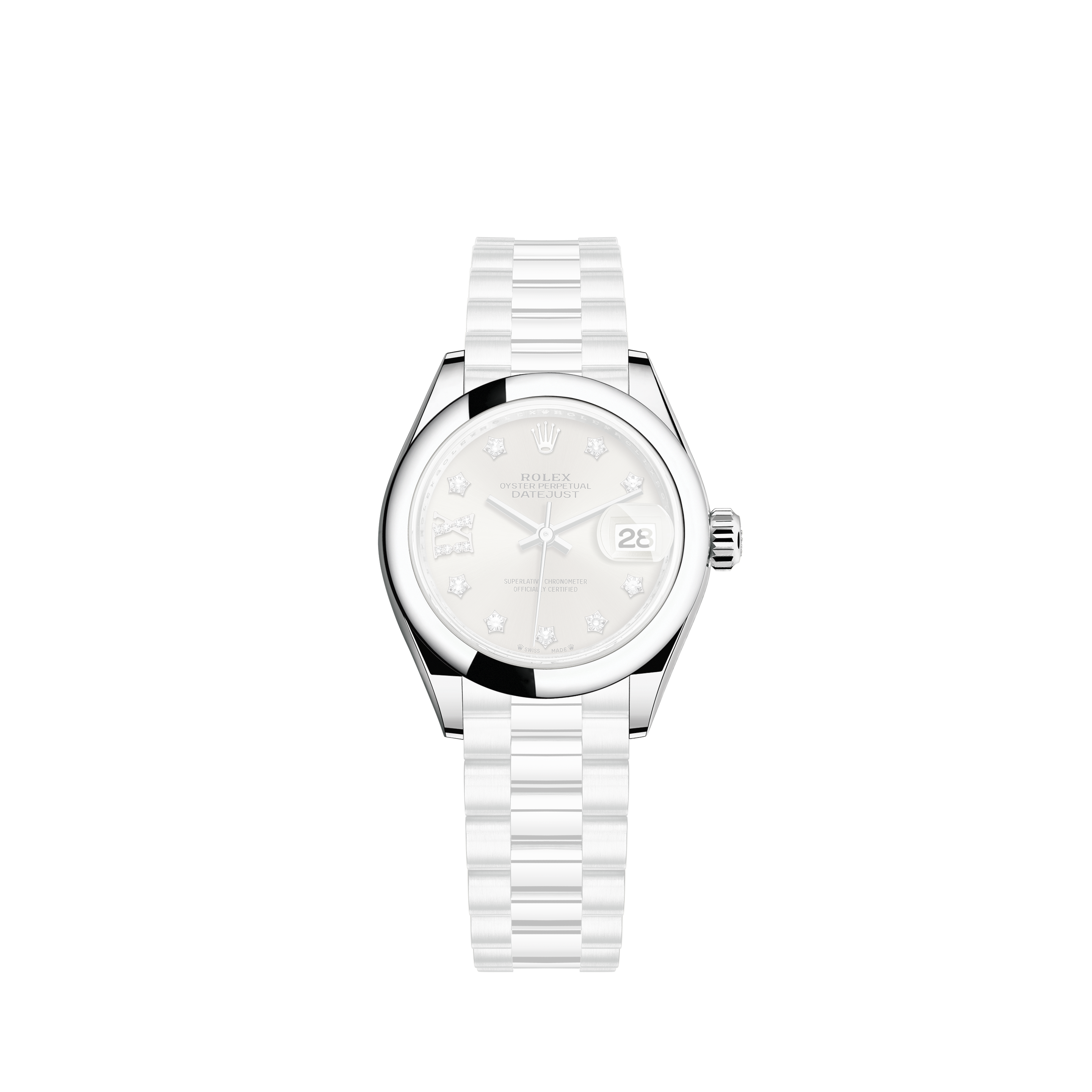 Rolex Datejust 36mm (Gents) - With White Roman Dial