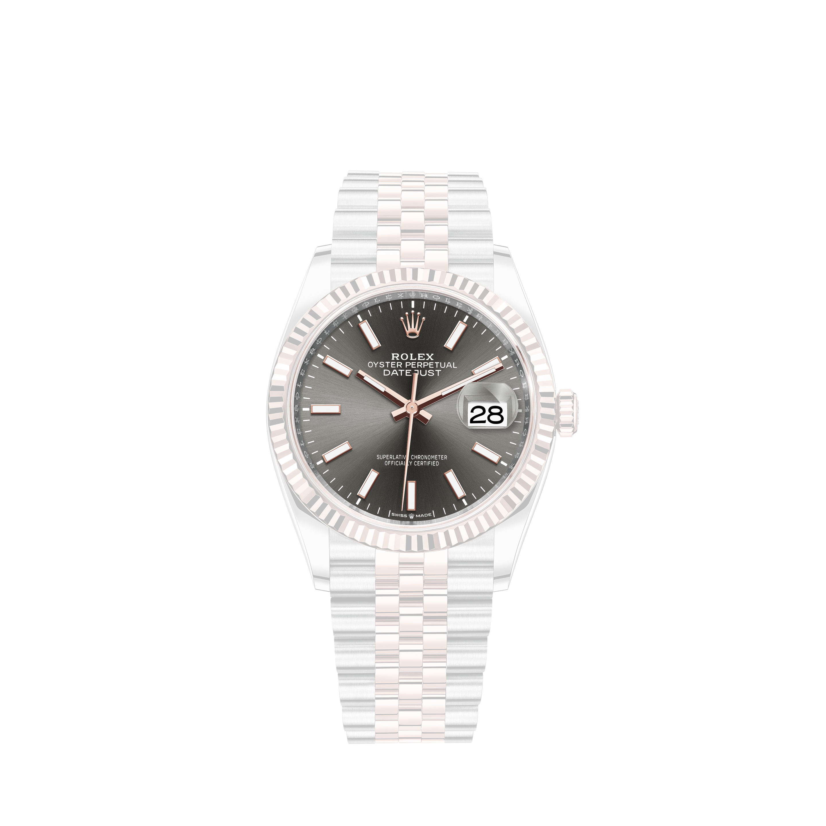 Rolex Datejust 36 - Fluted Bezel - Jubilee 126234 BKDJ