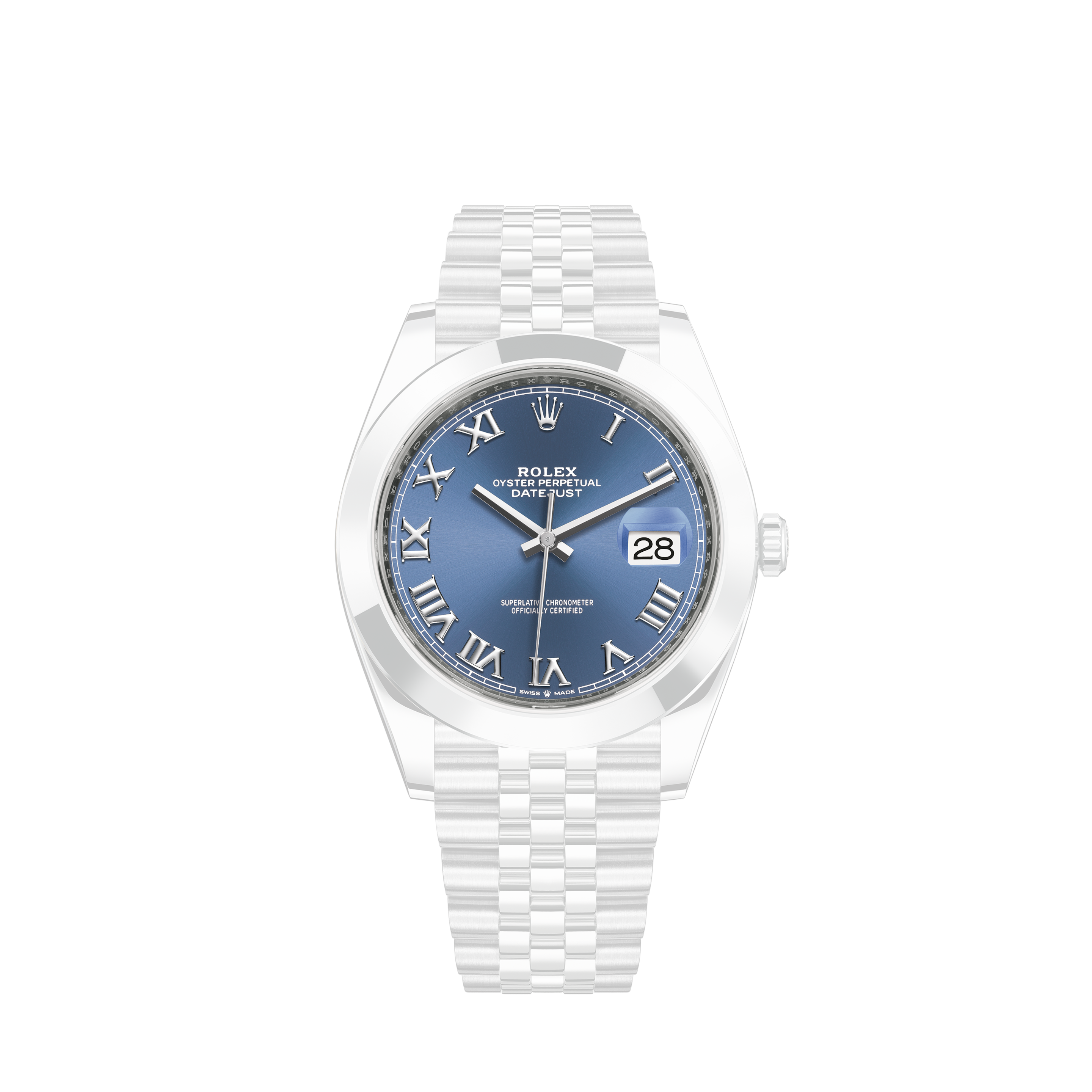 Rolex Datejust 36 Blue Jubilé NEW Dial 09/2021