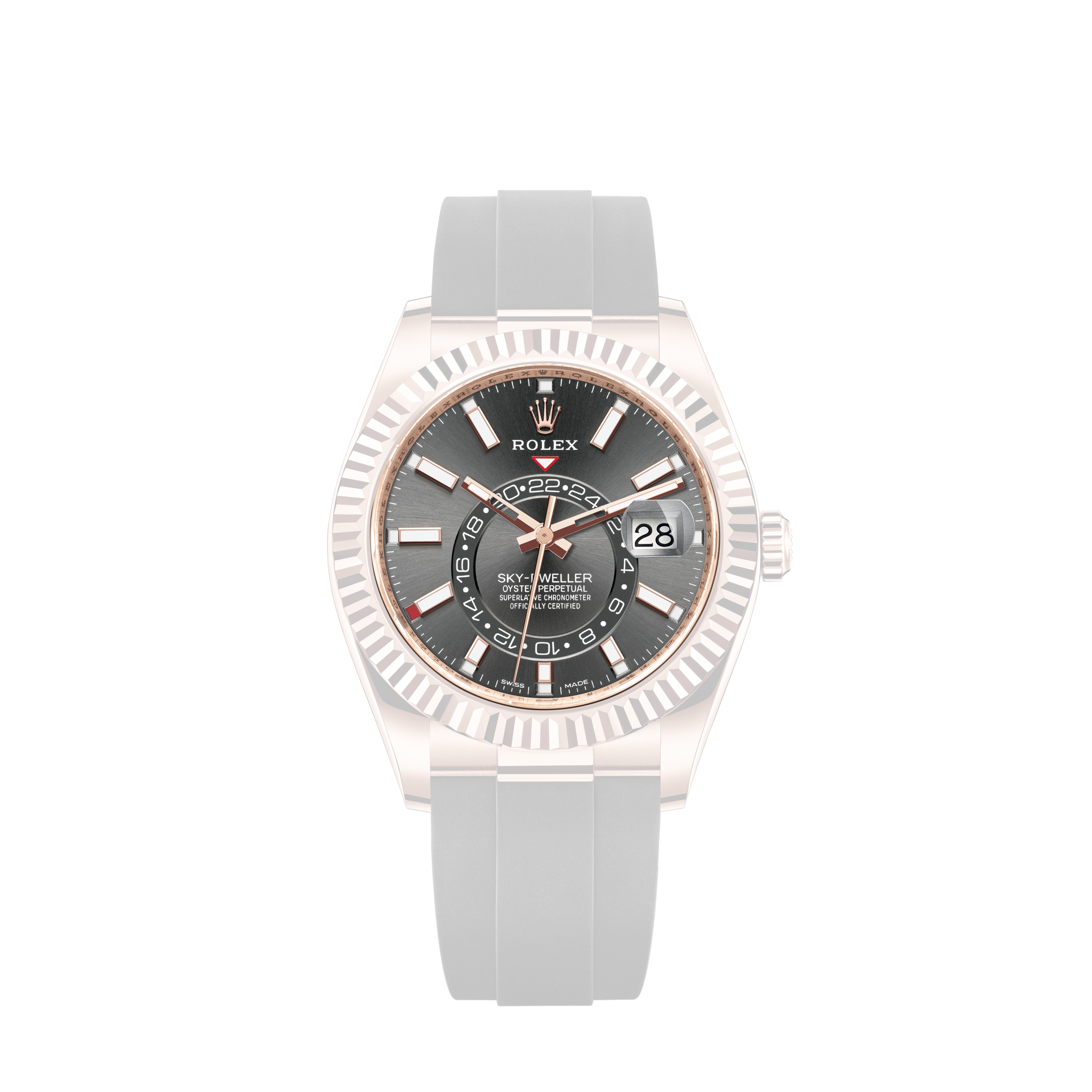 Rolex Datejust 41 Wimbledon Oystersteel and Everose gold (two-tone oyster bracelet)