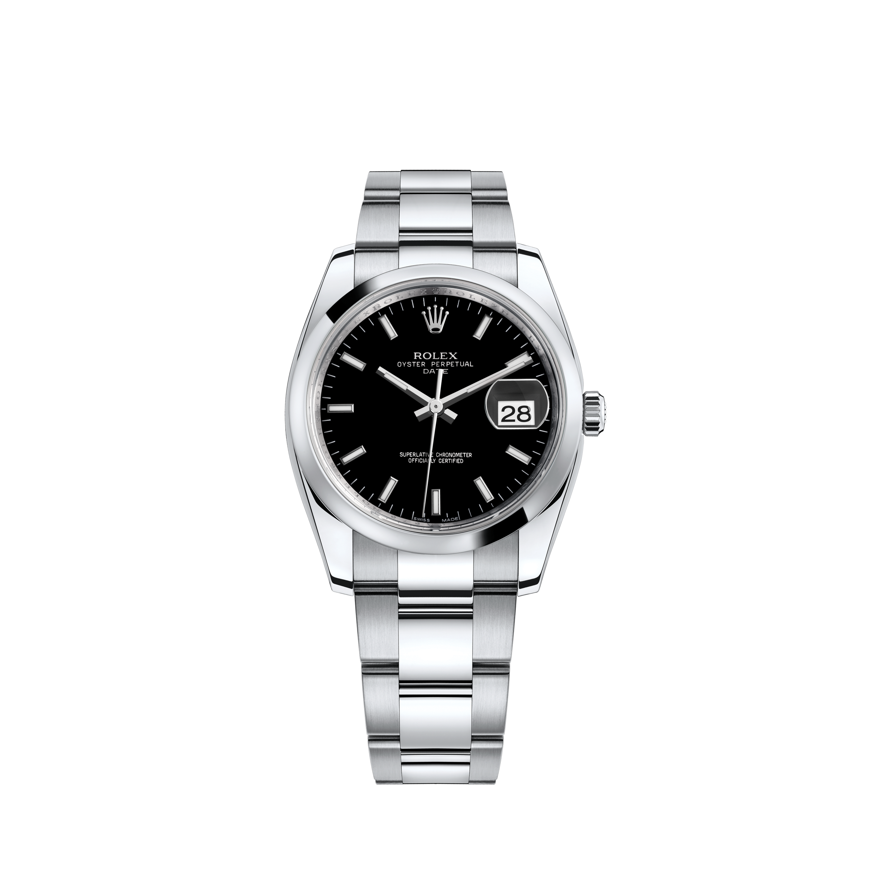 Rolex Date 34腕錶：蠔式鋼- M115200-0004