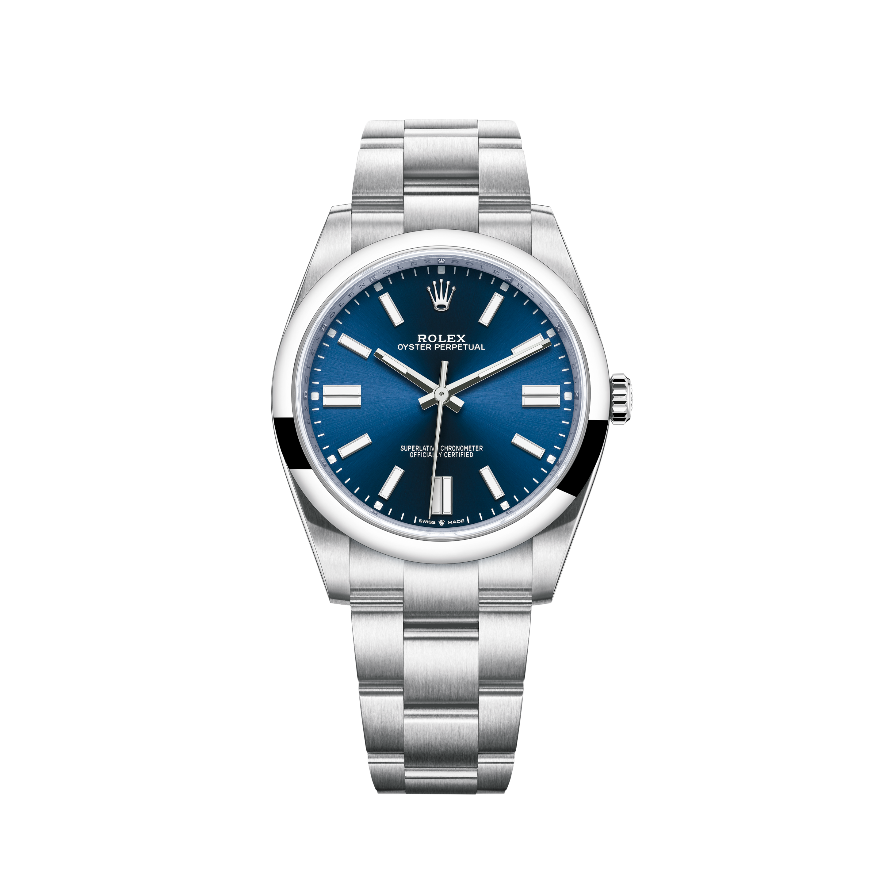 Rolex Datejust 41 Blue Roman Numeral Dial Men's Watch 126334-0026