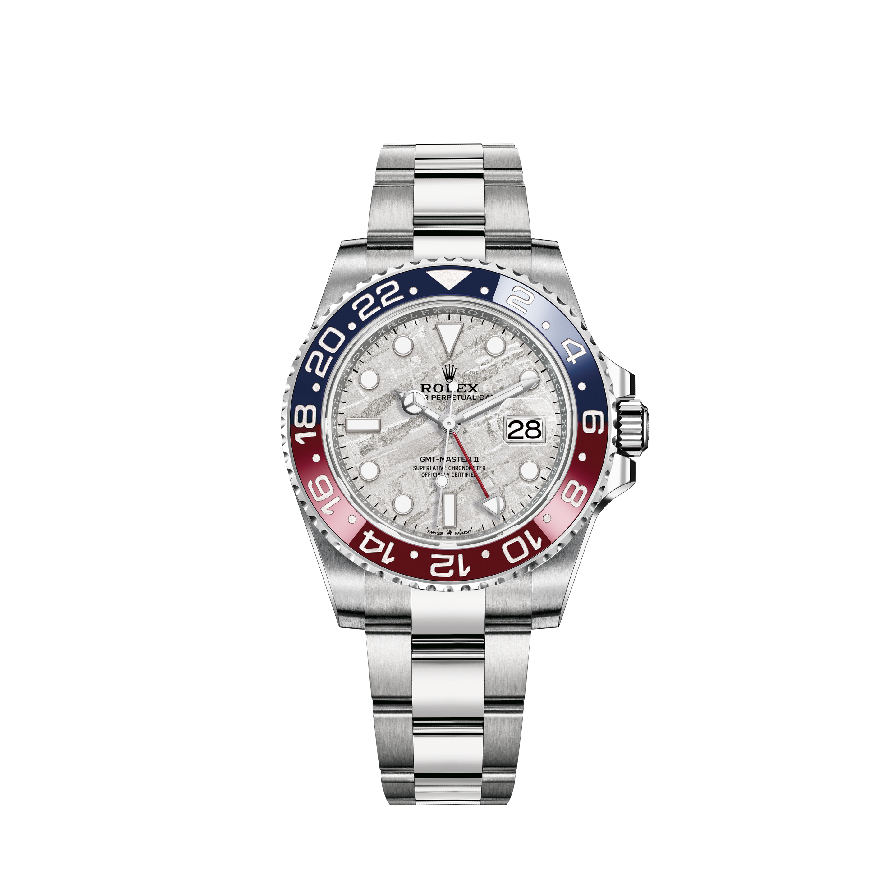 Rolex GMT-Master II腕錶：18ct白色黃金 