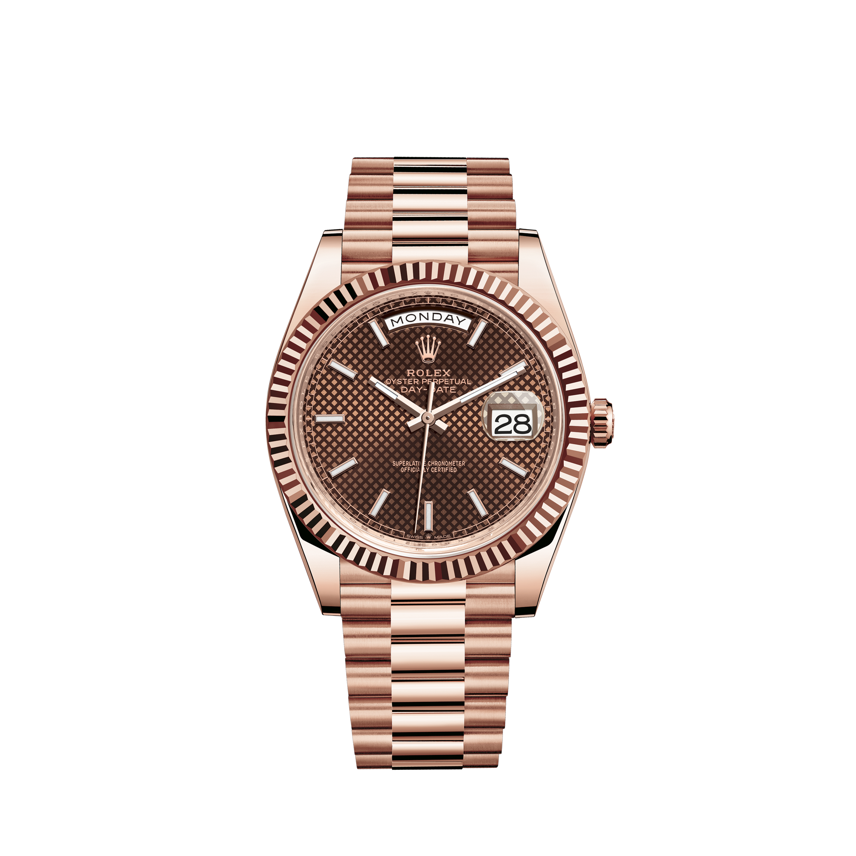 Rolex Men's Rolex 36mm Datejust Two Tone Jubilee Salmon Color Dial Diamond Accent RT Bezel + Lugs + SapphireRolex Men's Rolex 36mm Datejust Two Tone Jubilee Silver Color Dial 8 + 2 Diamond Accent Bezel + Lugs + Rubies