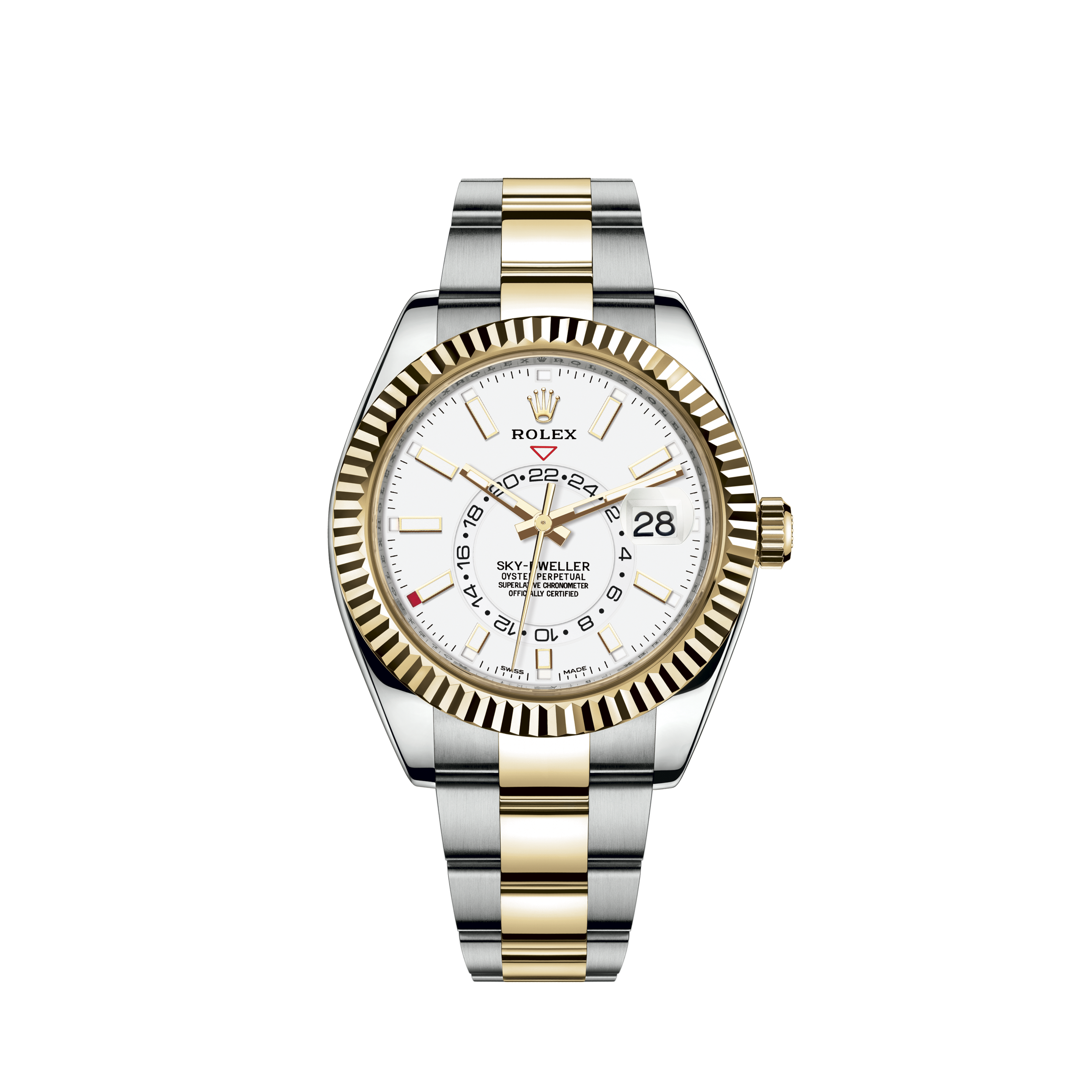 Rolex 26mm Datejust With custom Diamond bezel SS White Color Jubilee Dial with Diamonds Deployment buckle