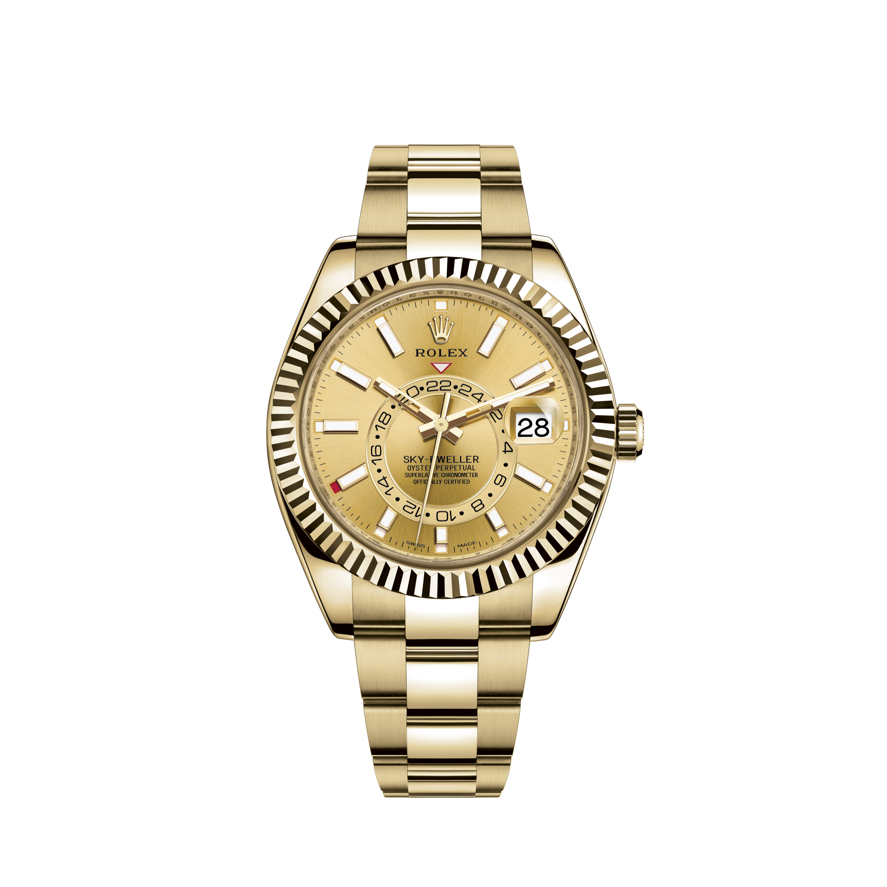 Rolex Rolex ROLEX Day-Date 40 228345RBR K18RG Solid Genuine Diamond Random Number Men's Watch Automatic Brown