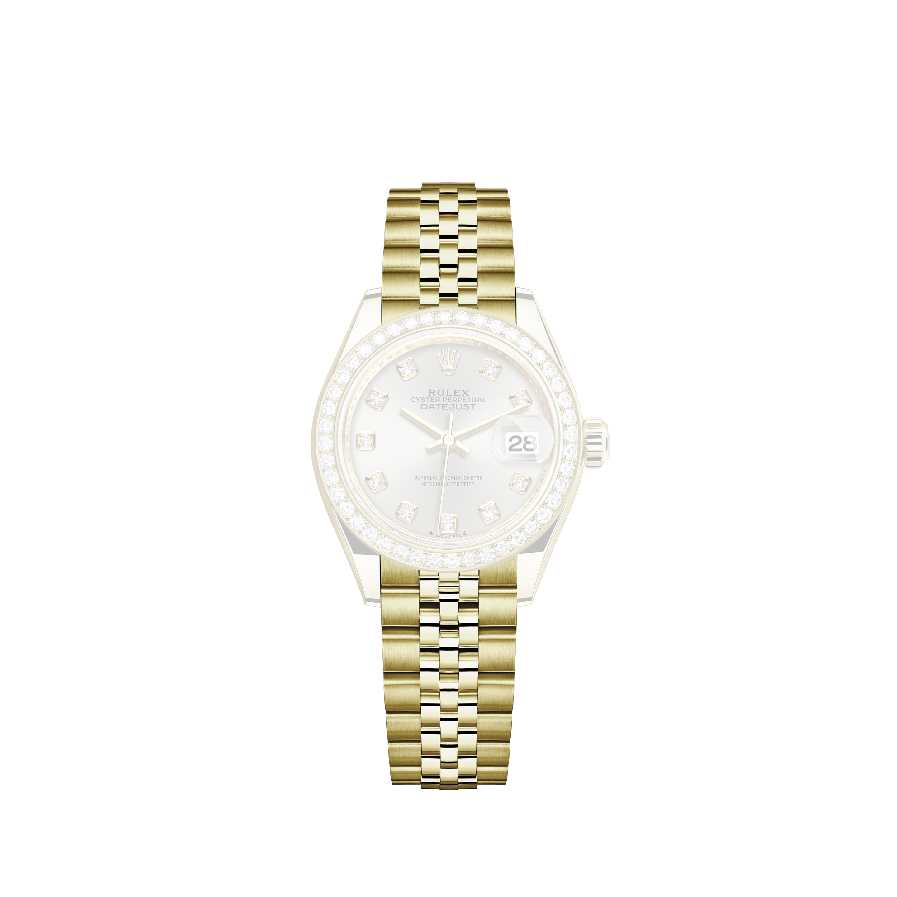 Rolex President Day-Date Tridor White Yellow Rose Gold Mens Watch 18239Rolex 126334