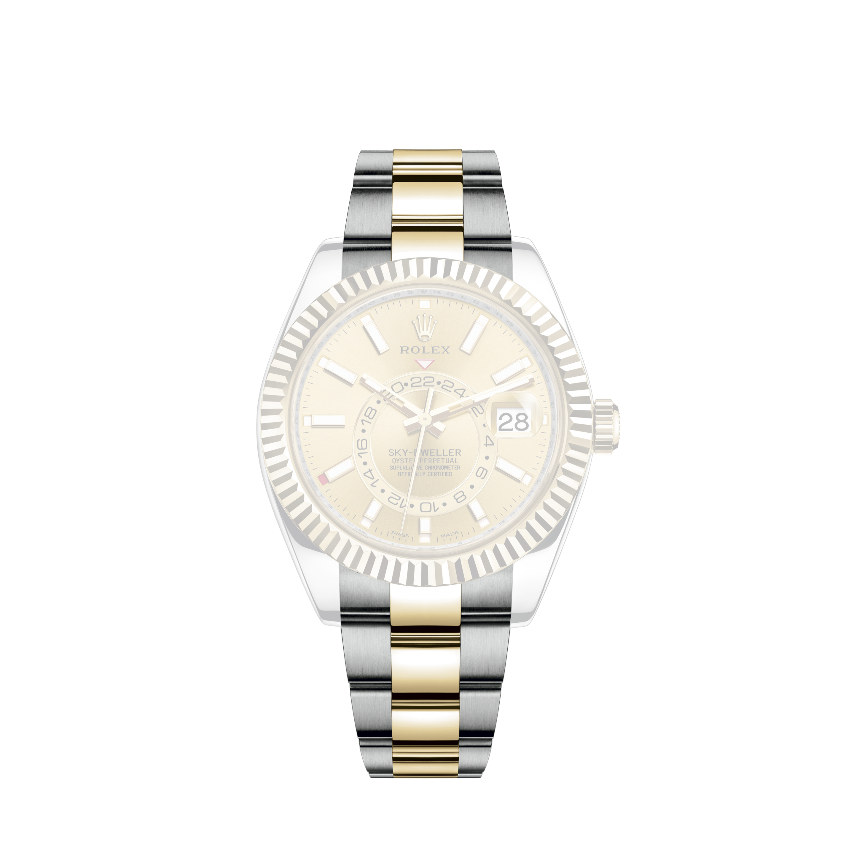 Rolex Women's Rolex 31mm Datejust Vintage Diamond Bezel Two Tone Black Color Dial with DiamondsRolex Women's Rolex 31mm Datejust Vintage Diamond Bezel Two Tone Black Color Roman Numeral Dial