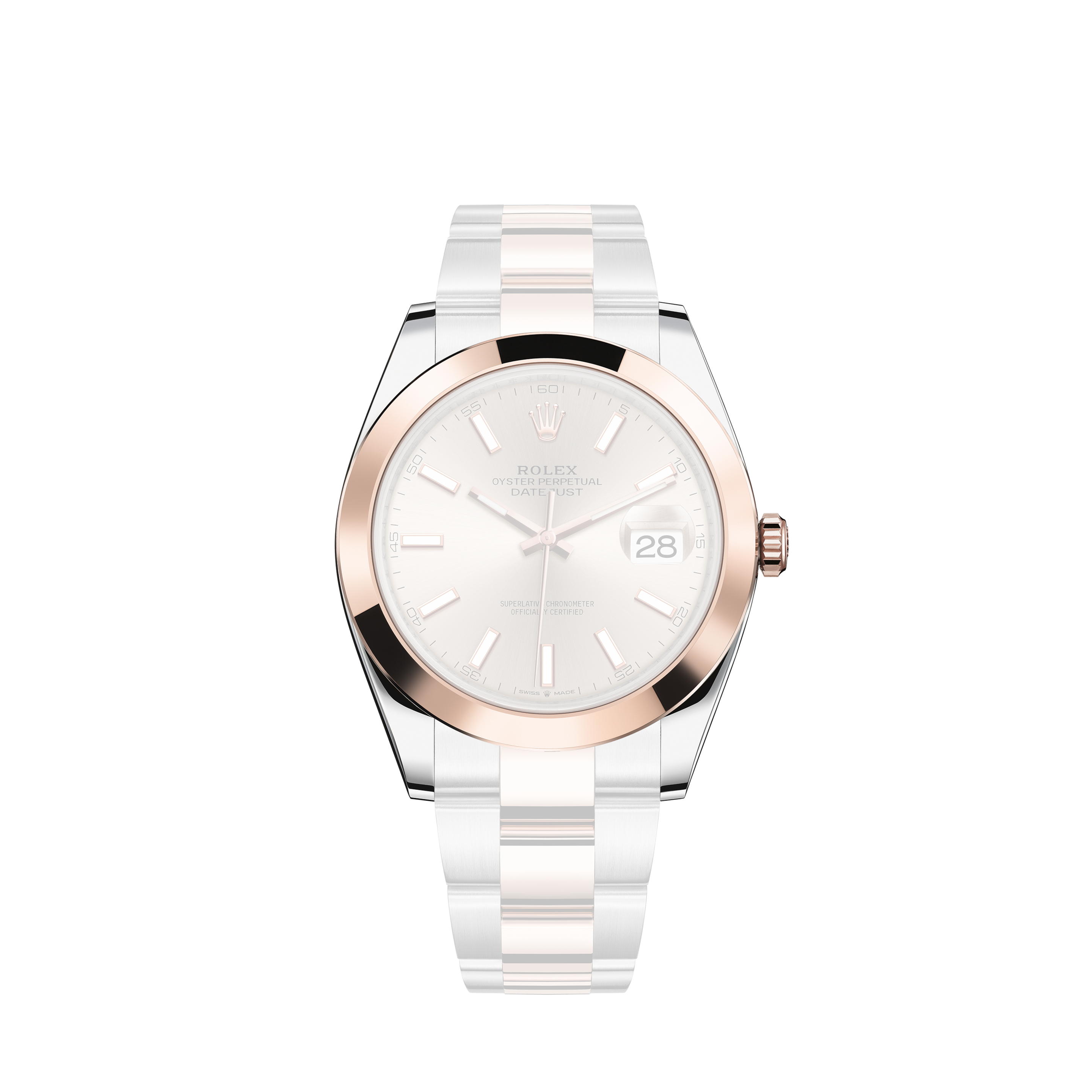 Rolex Datejust 41 Stainless Steel and Gold Silver Index Dial Watch 126333Rolex Datejust 41 Stainless Steel and Gold Wimbledon Roman Dial Watch 126303