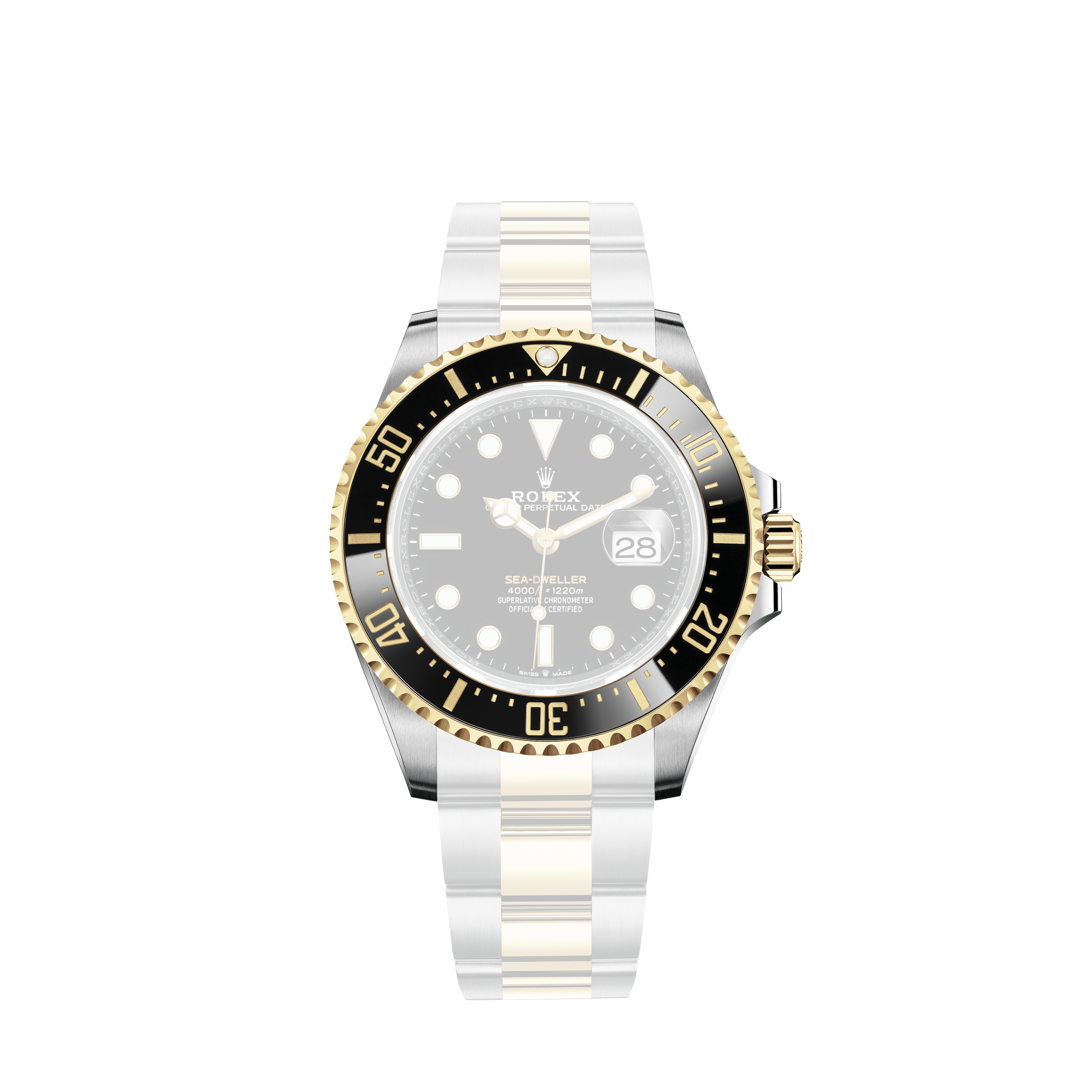 Rolex Silver Prince 971URolex Datejust 16233 Two-tone Green Roman Diamond Dial Fluted Bezel 36mm Watch
