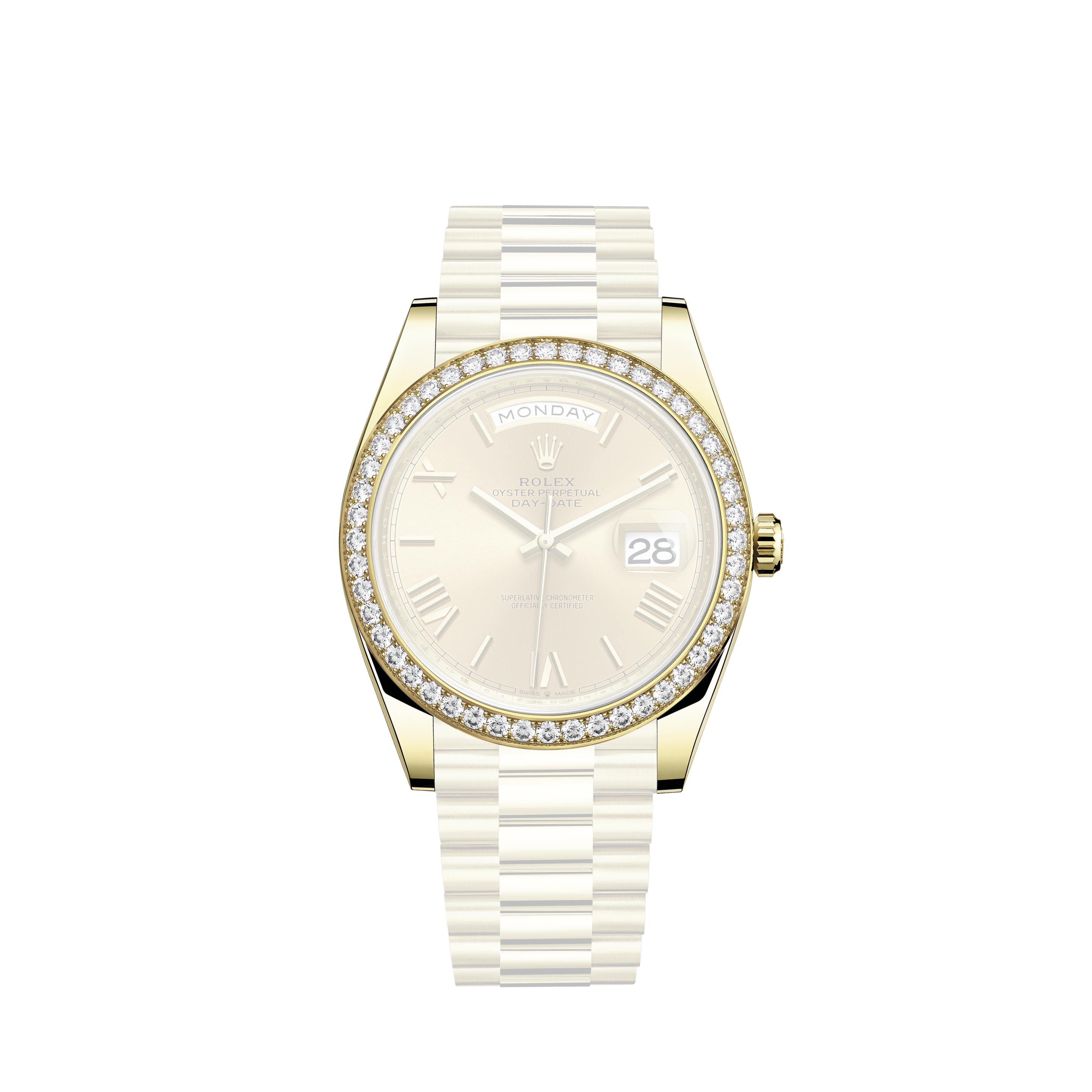 Rolex Ladies Rolex Silver 26mm Datejust S/S Oyster Perpetual Diamond Side + Bezel & Lugs