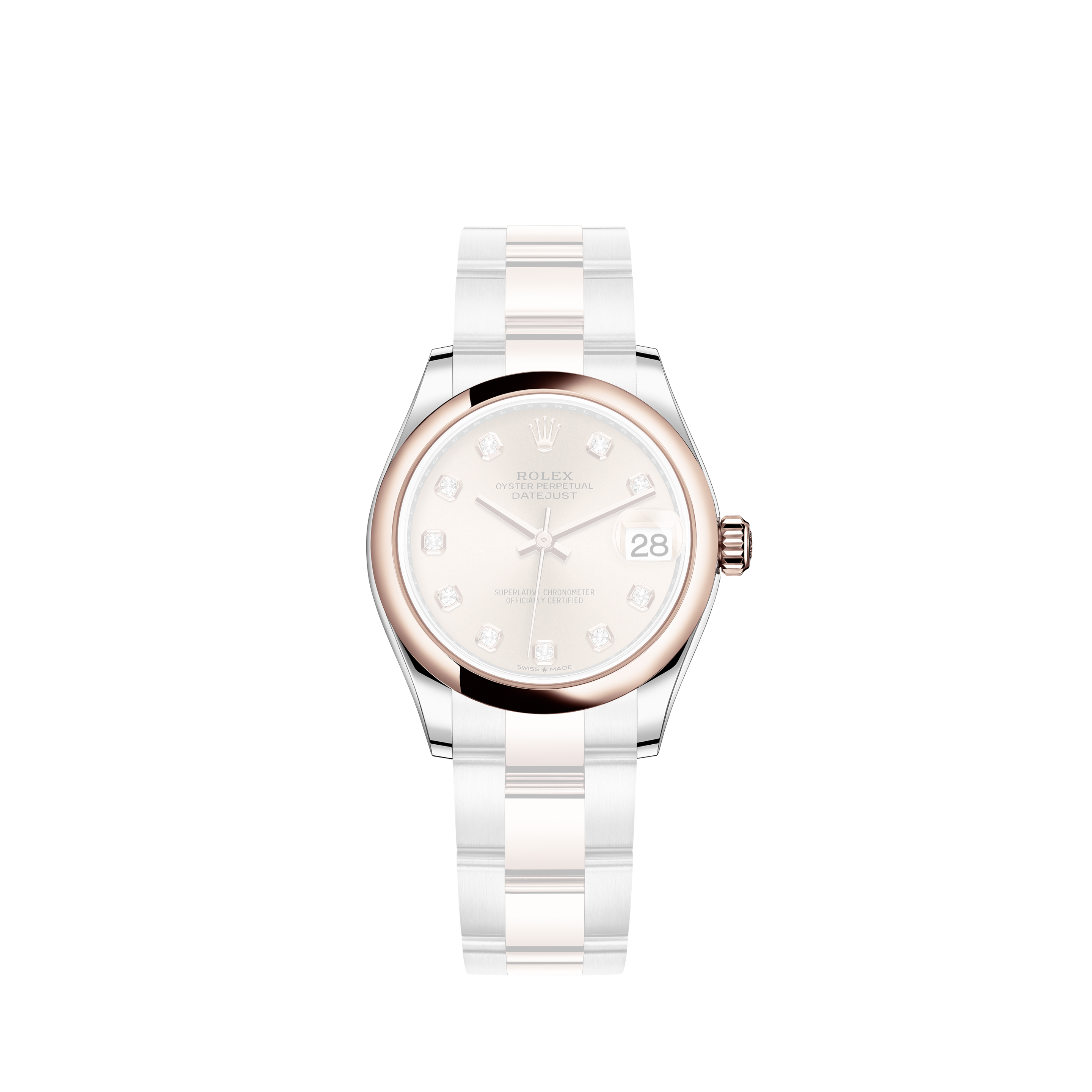 Rolex Datejust 41 Steel and Pink Gold - Smooth Bezel - Oyster 126301 CHODO
