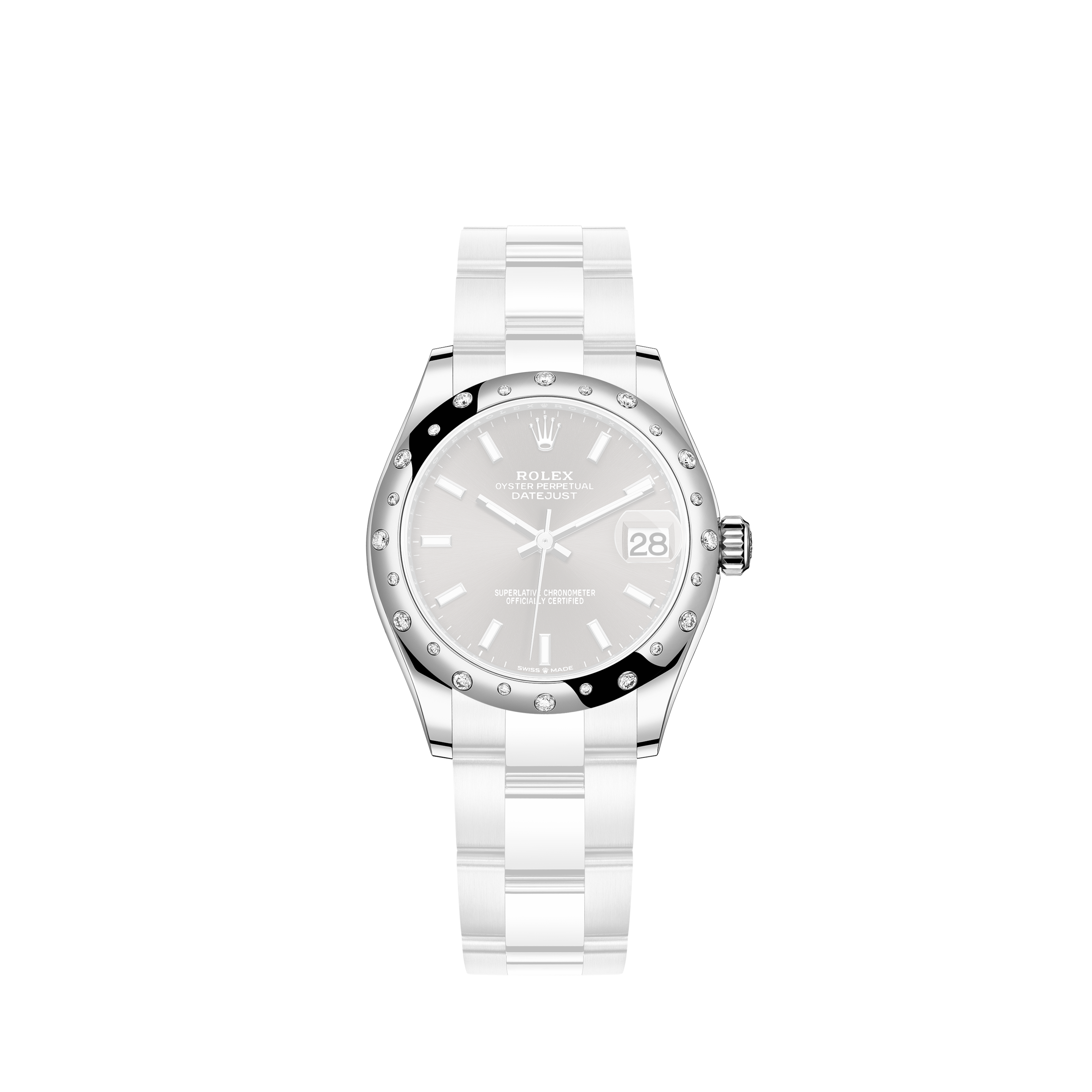 Rolex Datejust 31mm Stainless Steel 278274 Silver Diamond Jubilee