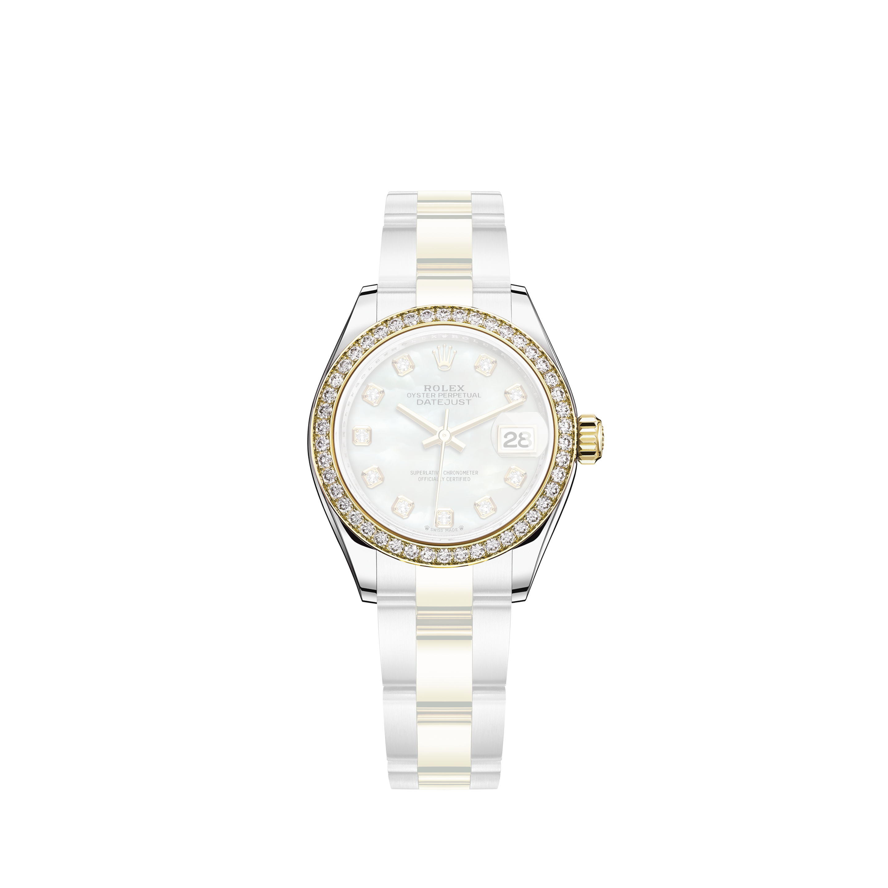 Rolex Datejust Steel Yellow Gold Diamond Dial Mens Watch 126233 UnwornRolex Datejust Steel Yellow Gold Diamond Dial Mens Watch 16233