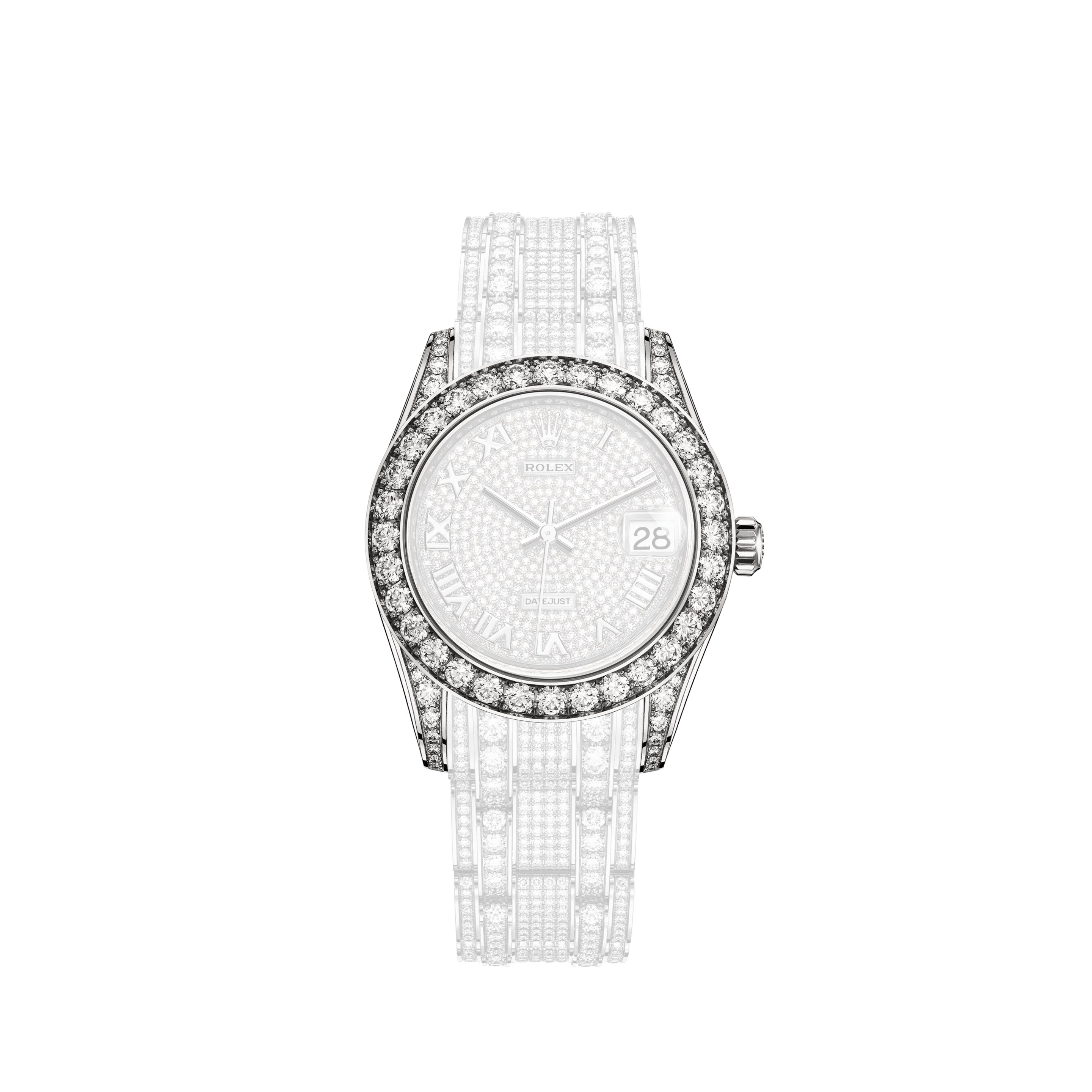 Rolex Datejust 36mm Stainless Steel 126284rbr Jubilee Pink Diamond JubileeRolex Datejust 36mm Stainless Steel 126284rbr Jubilee Pink Diamond Oyster