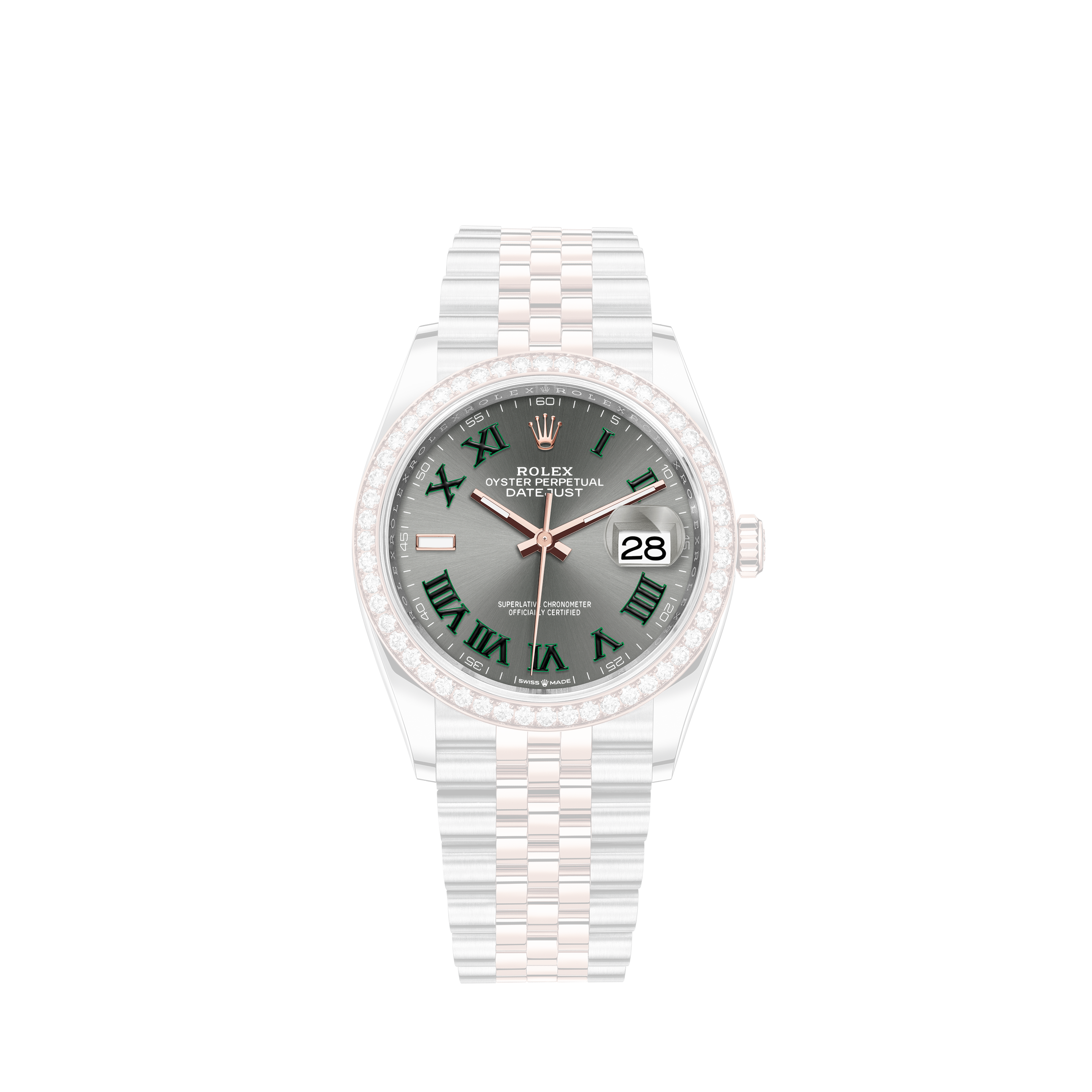 Rolex Day-Date 40mm Platinum President Baguette Diamond Bezel Meteorite Baguette Diamond Dial