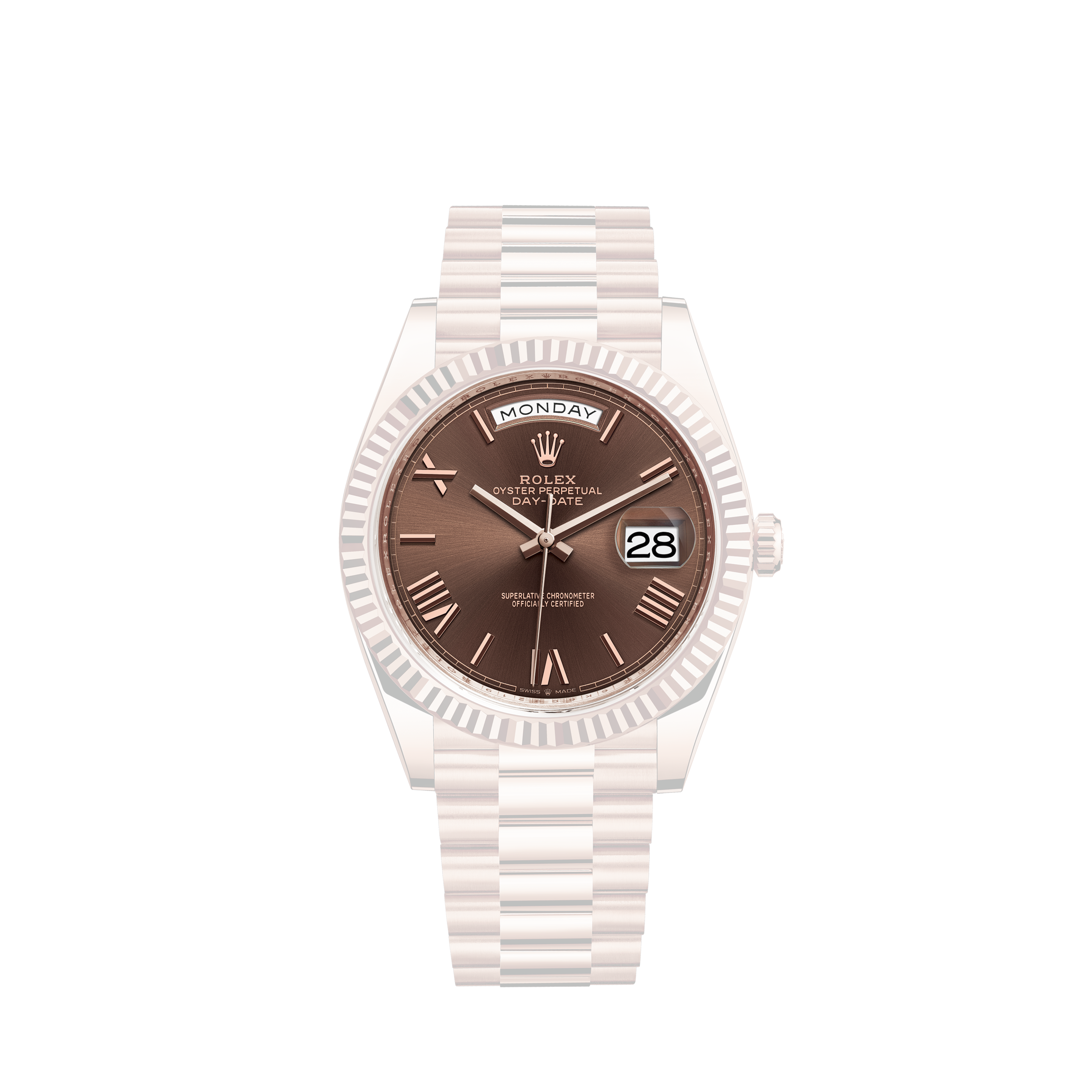 Rolex President Datejust 26mm Gold Watch/1.35Ct Diamond Bezel/Tahitian MOP DialRolex Lady-Datejust Pearlmaster 80299