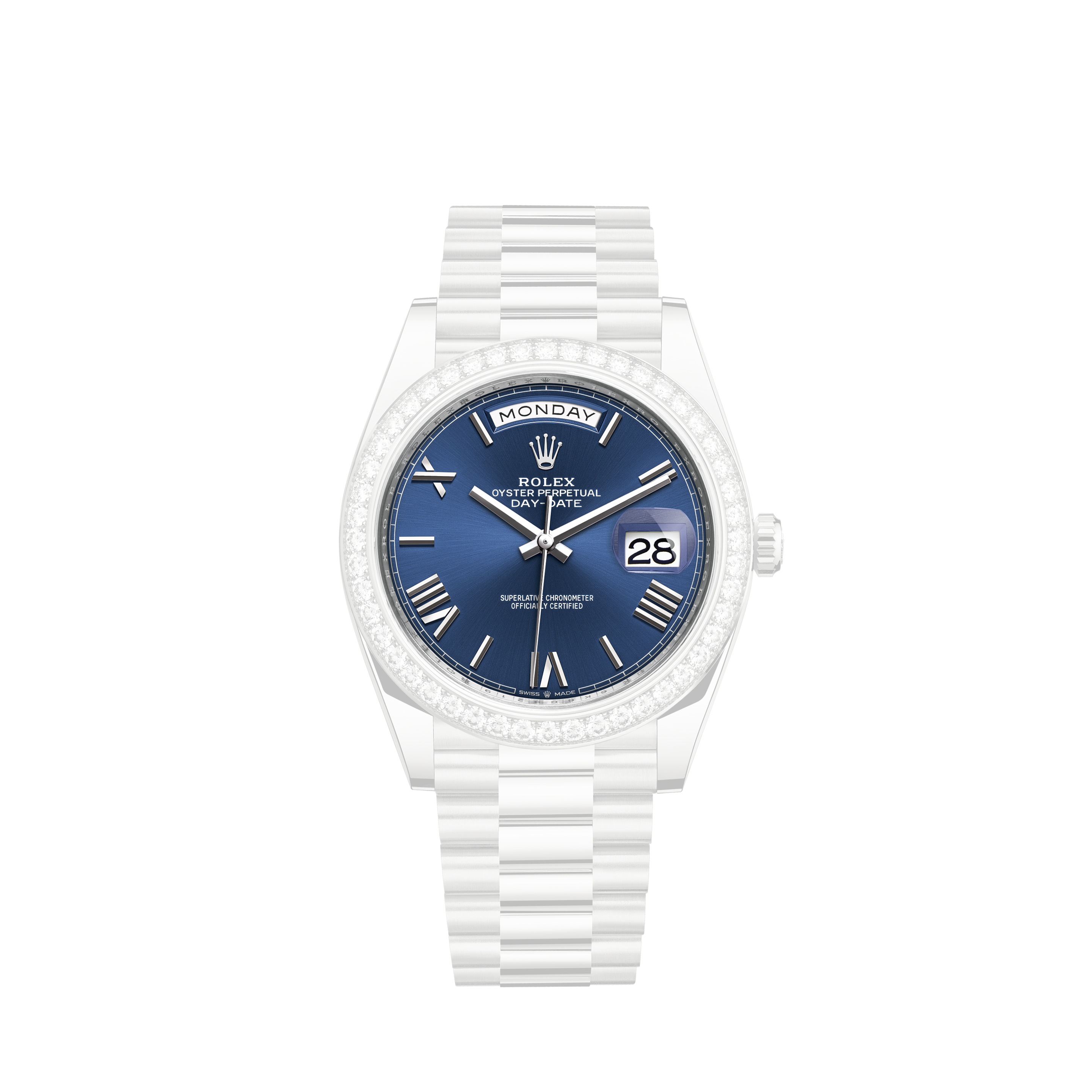 Rolex Lady Datejust Two Tone 18k Watch 26mm-Champagne Diamond Dial-Diamond Bezel