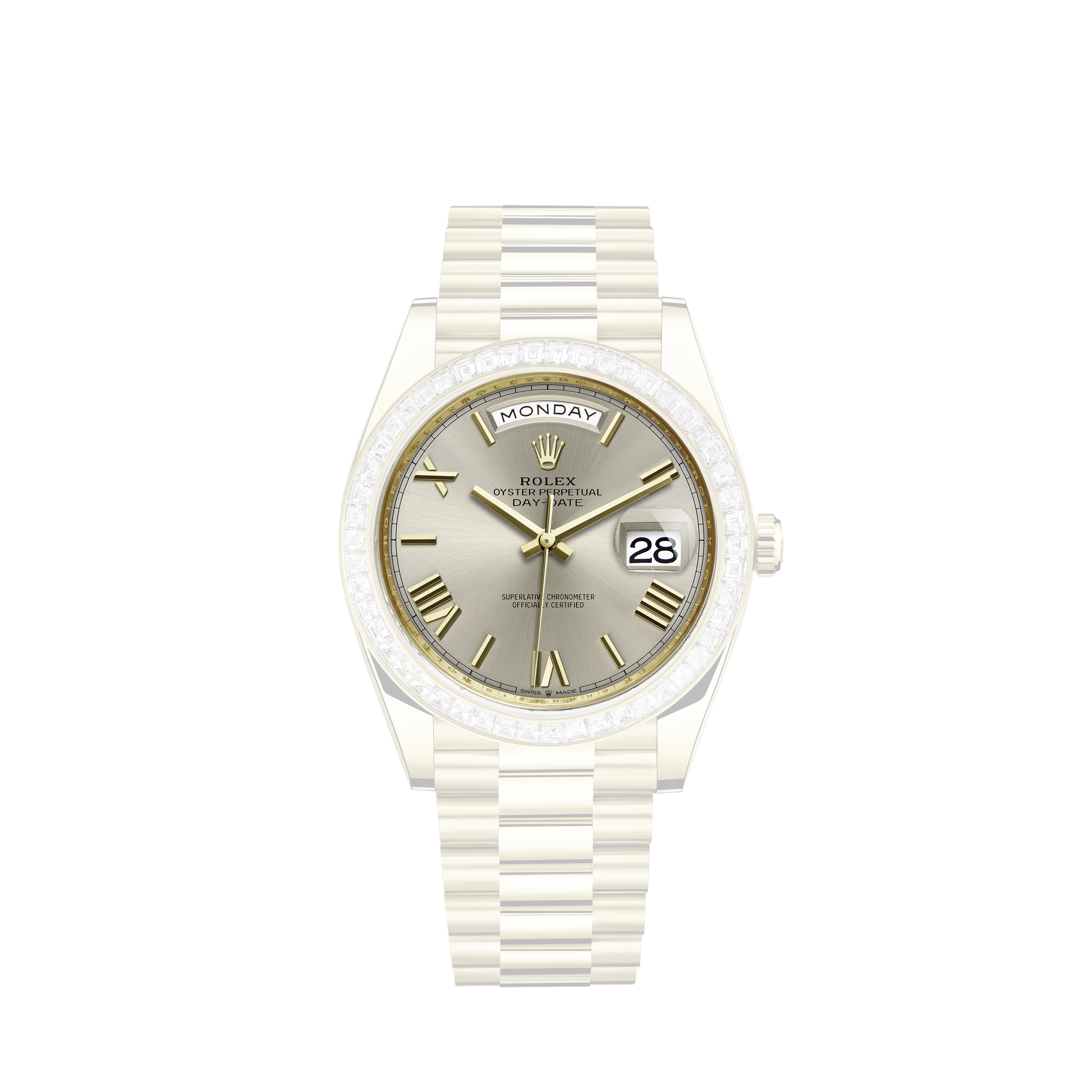 Rolex Women's Rolex 31mm Datejust White MOP Mother Of Pearl Dial with Diamond Accent