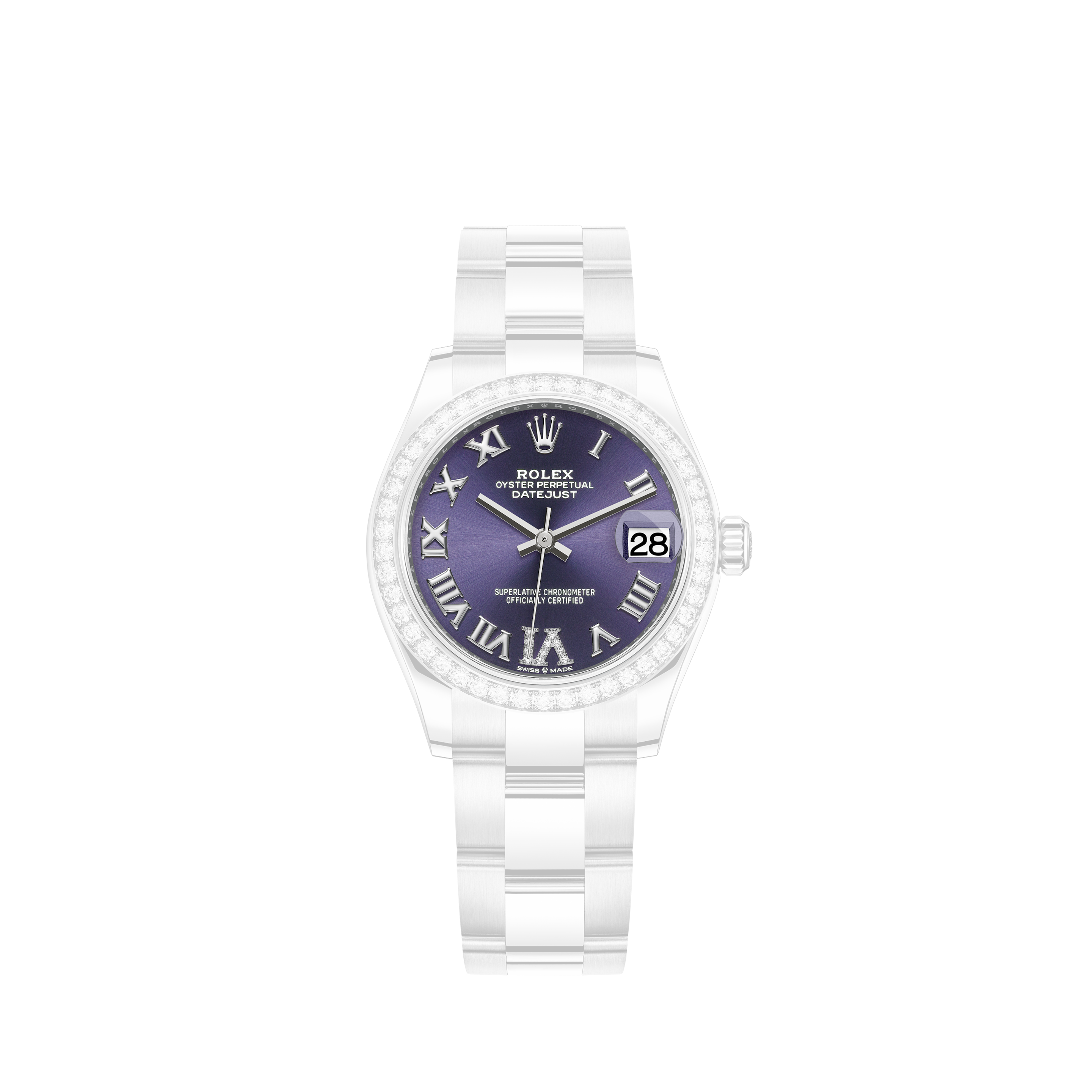 Rolex Oyster Perpetual 67180, MOP Diamond Dial