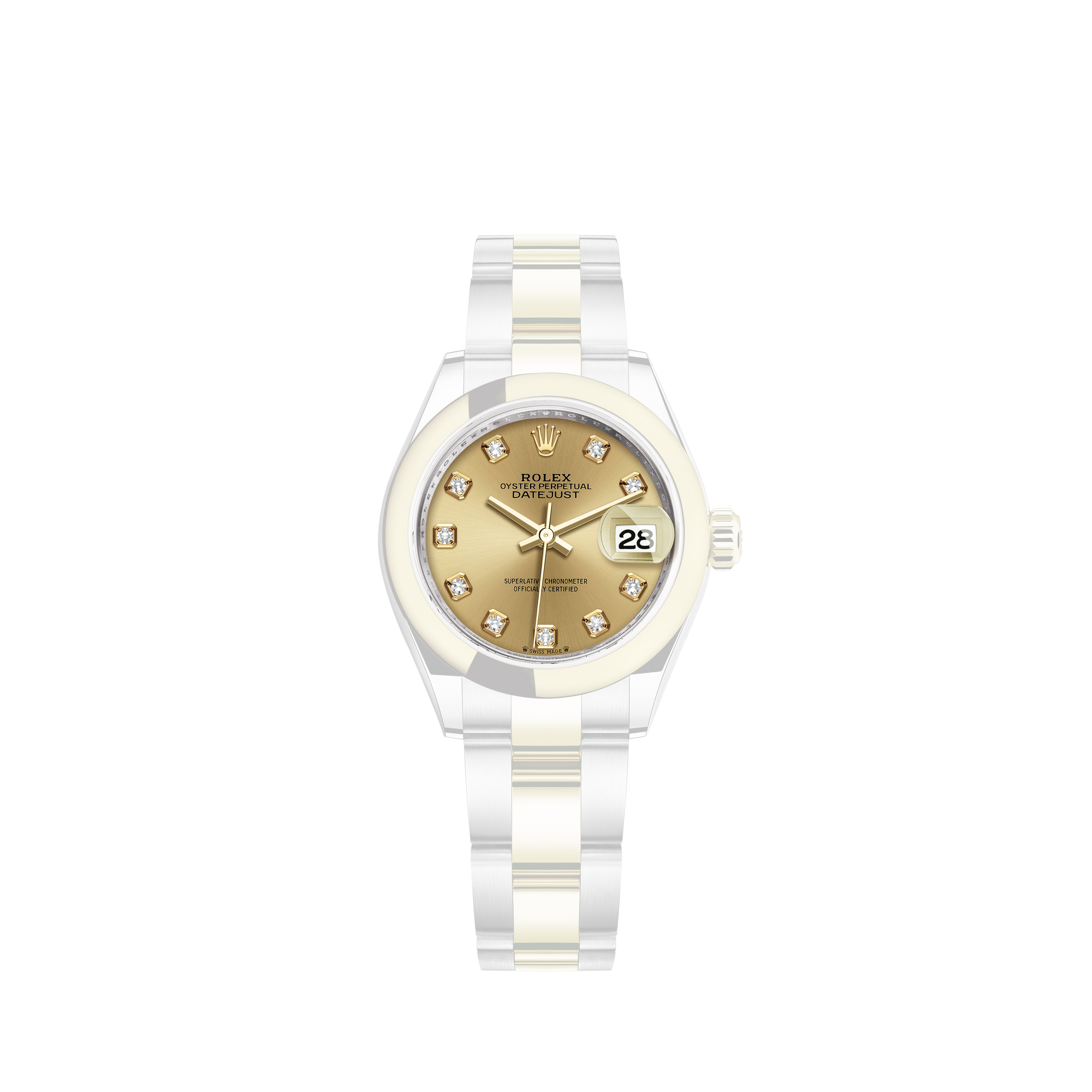 Rolex Datejust 31mm - Steel and Gold Yellow Gold - 46 Dia Bezel - Jubilee 178383 CHCAJ