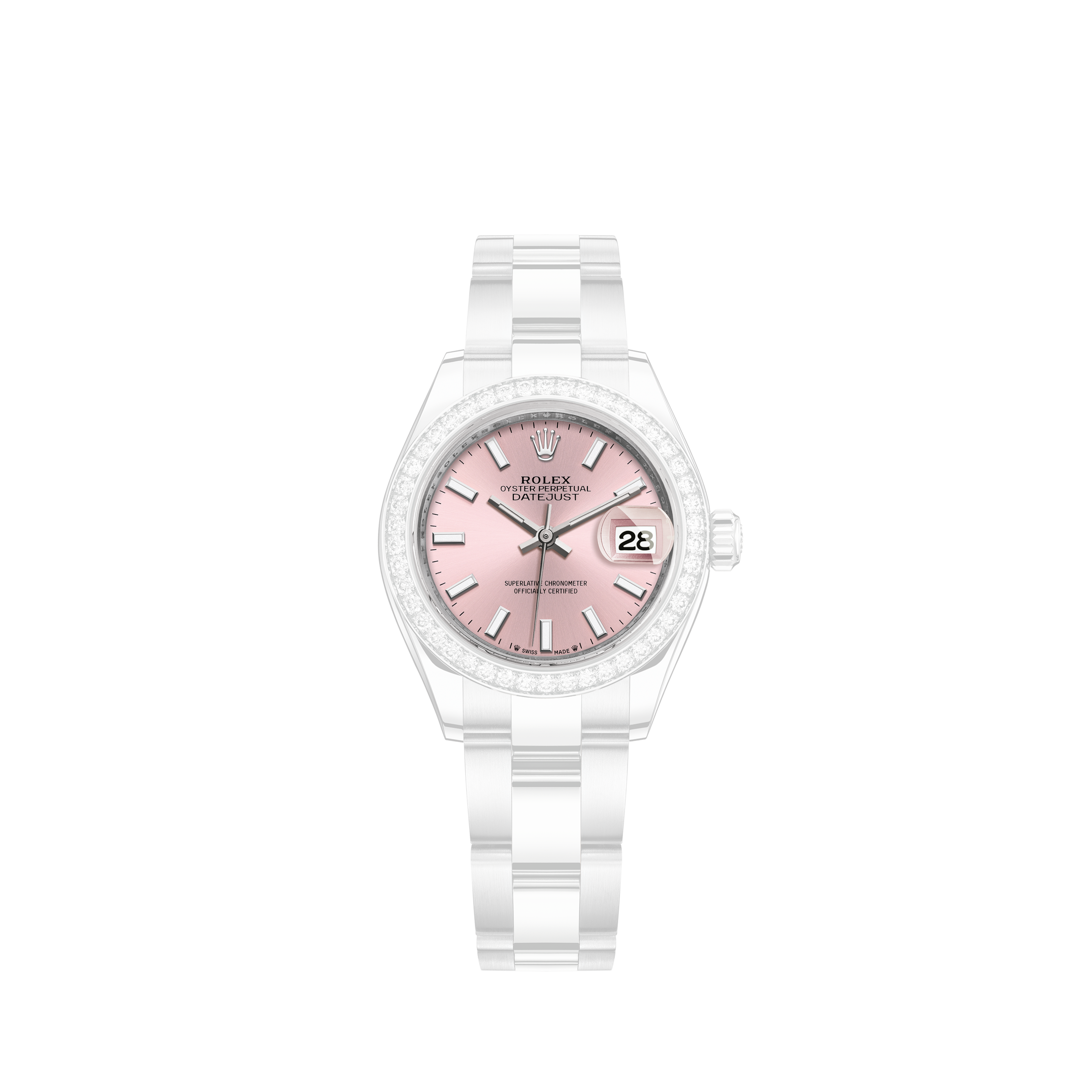 Rolex Date Oyster Perpetual 15000 - White Roman Dial