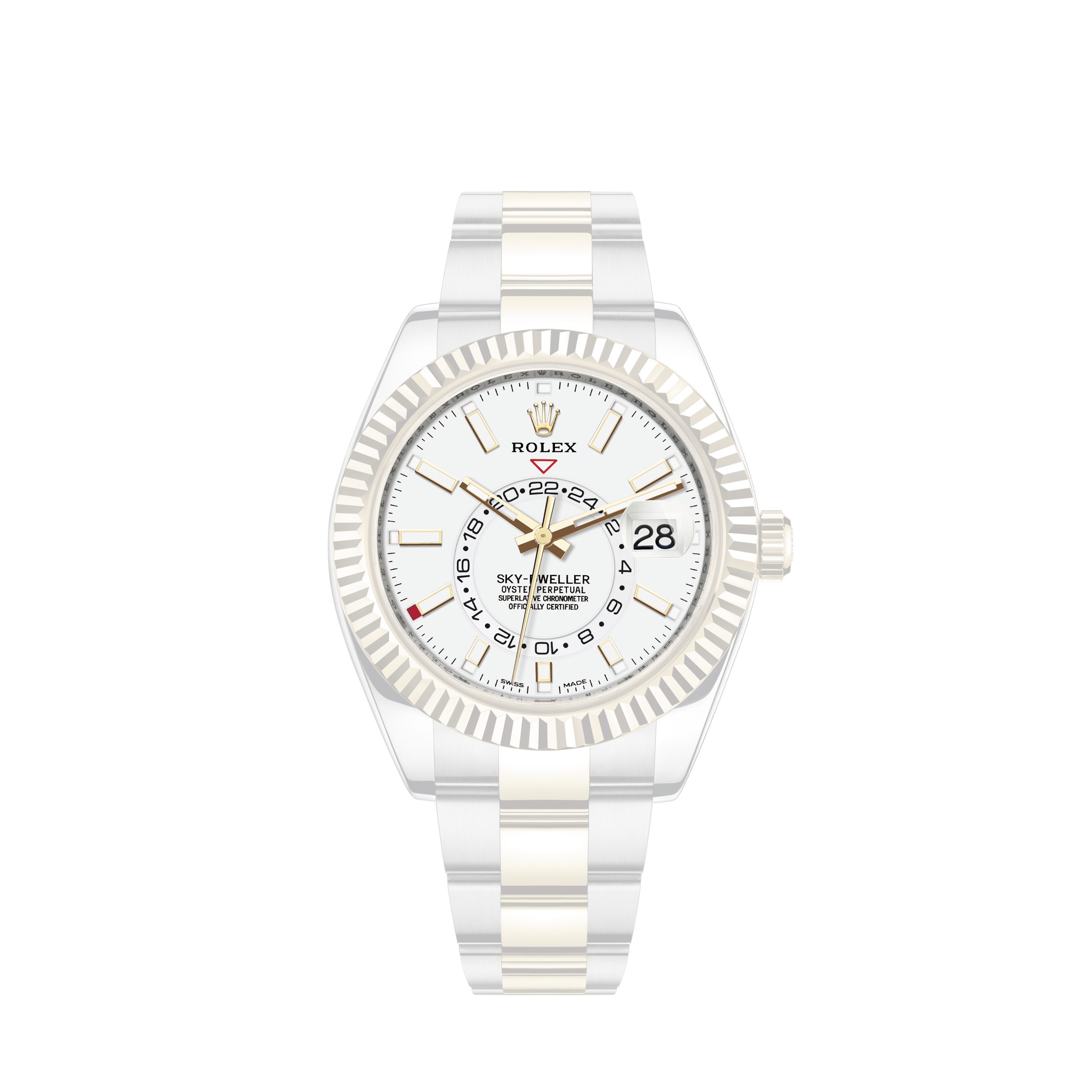 Rolex Datejust 41 Yellow Gold Steel Champagne Dial 126333