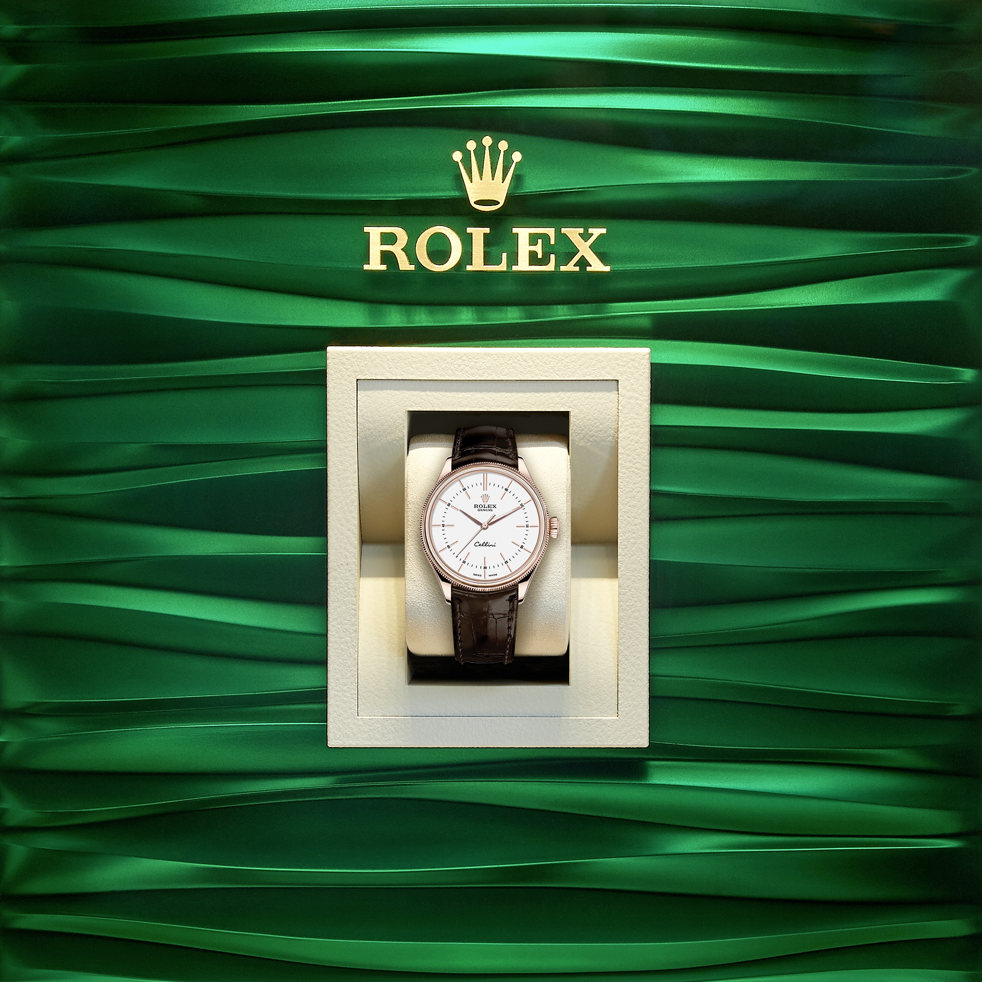 Rolex Oyster Perpetual 41 GREEN Watch 124300 41mm Stainless Steel Watch