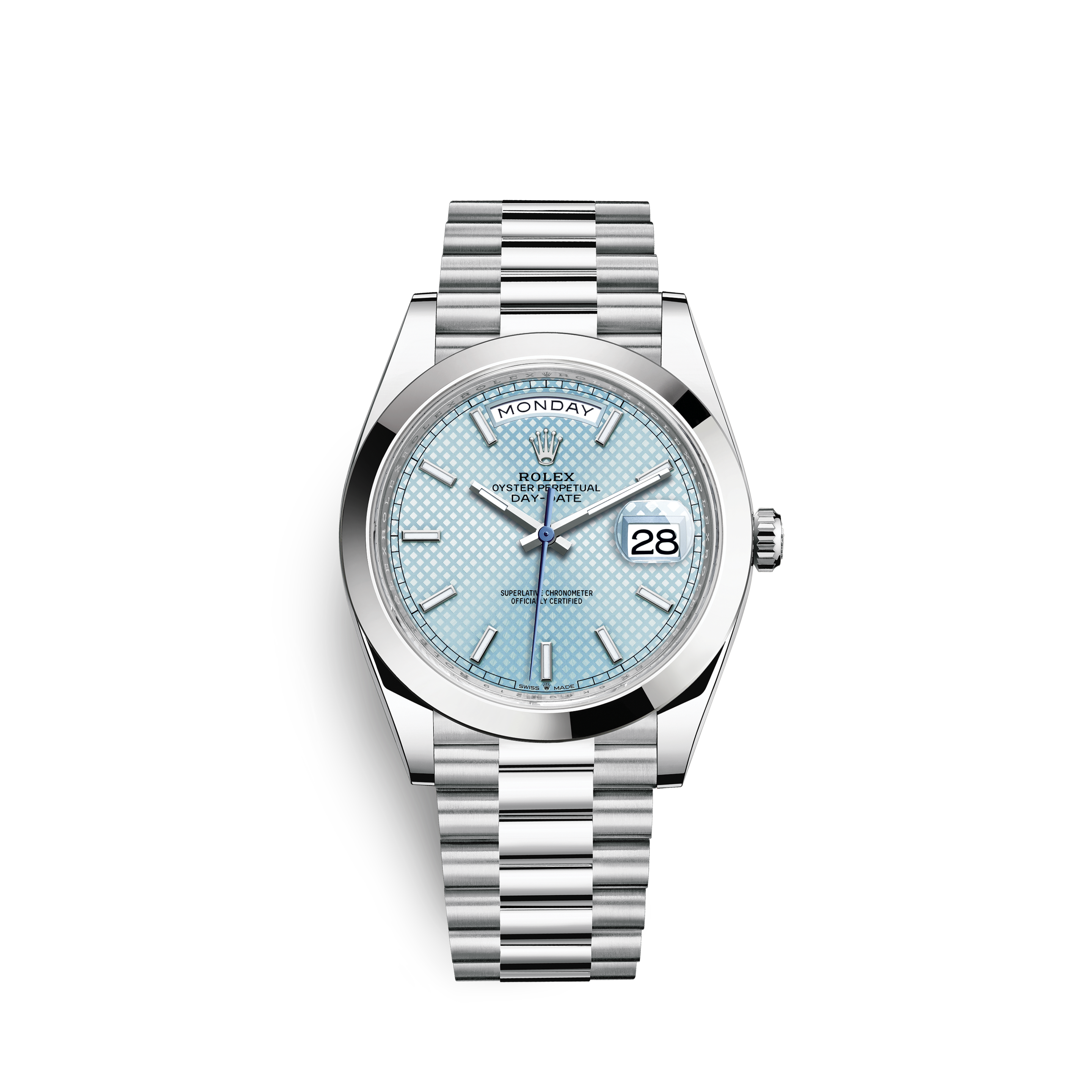 Rolex Datejust 2-Tone 36mm 1.4ct Diamond Bezel/Lugs/Tahitian Blue MOP Dial Watch