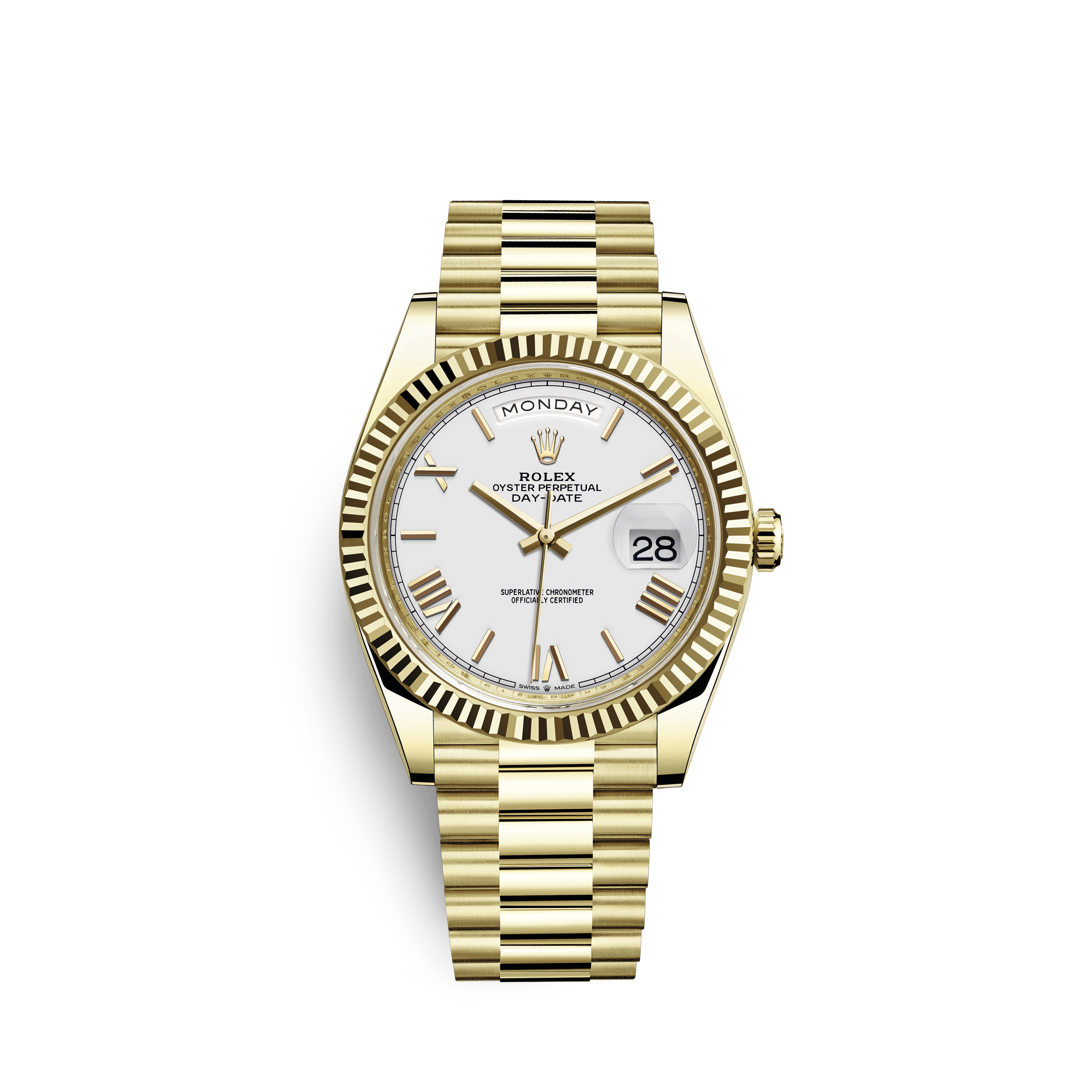 Rolex 116200 Datejust Watch Custom Mother Of Pearl Roman Dial & Diamond Bezel