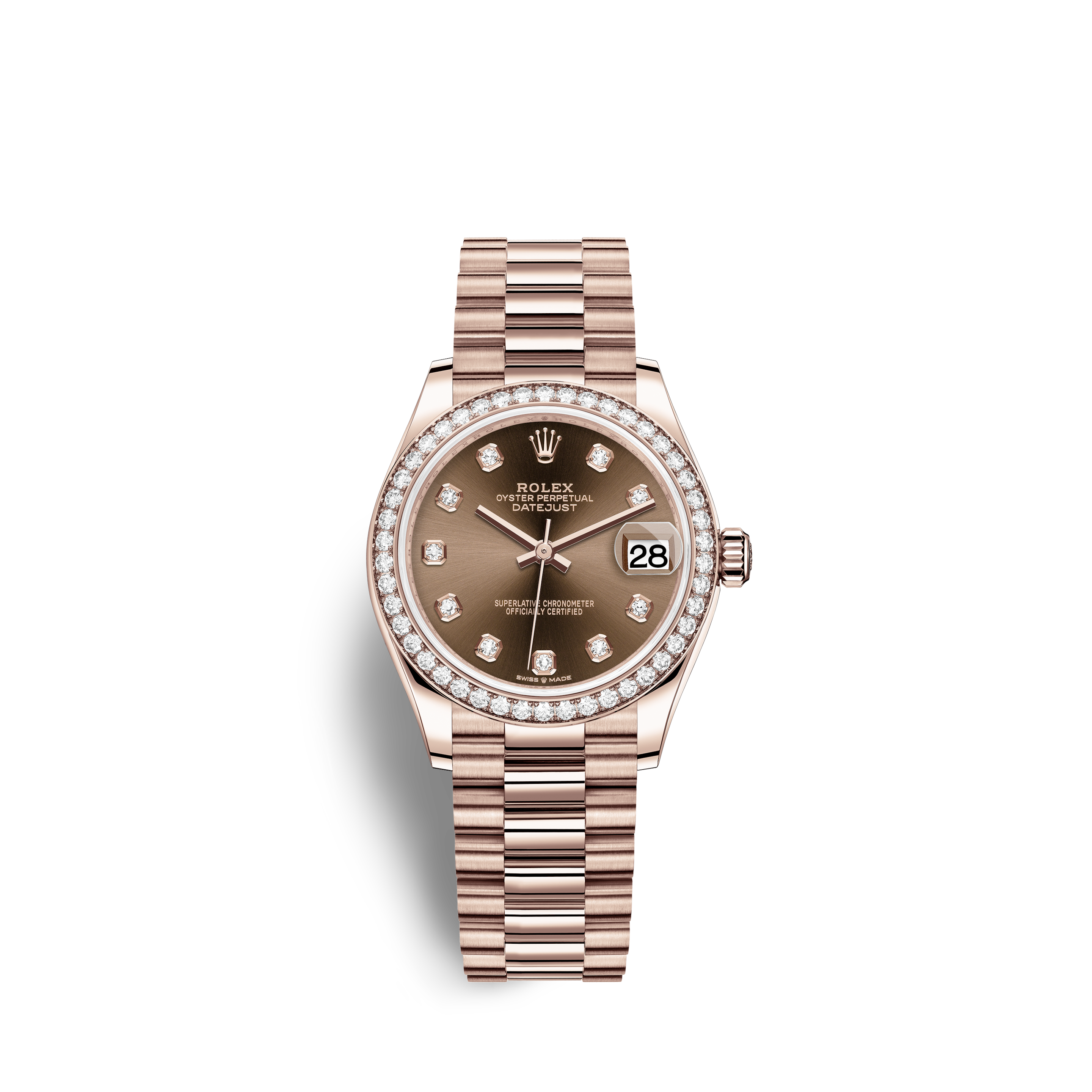 rolex datejust 31 rose gold price