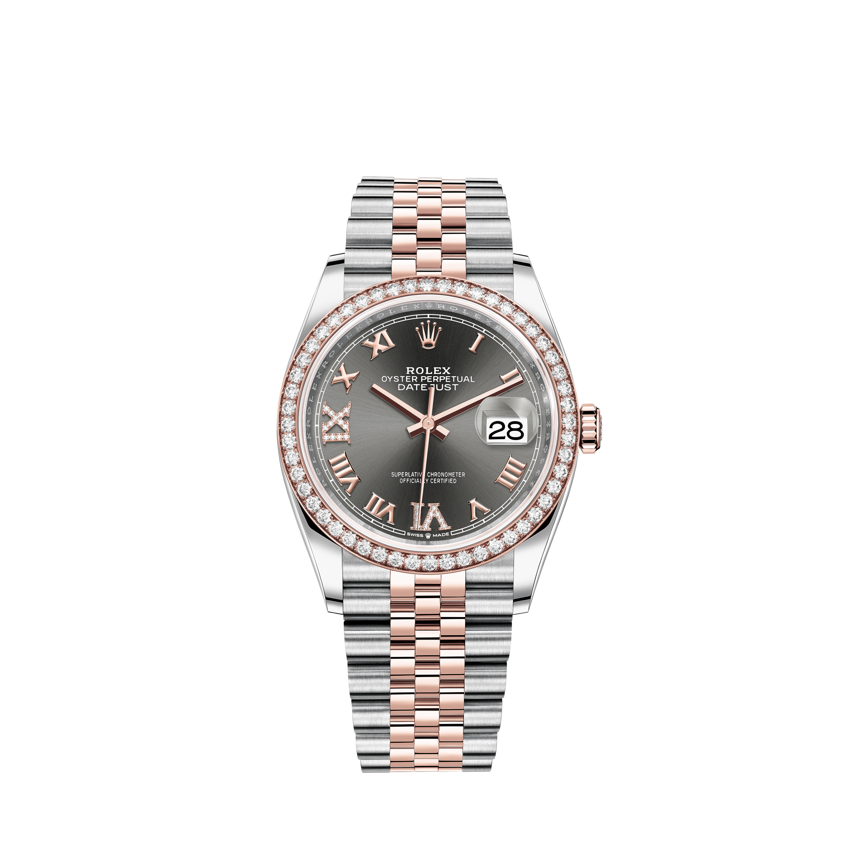 Rolex Datejust II 126334 steel automatic 41MM Upgrade custom diamond 