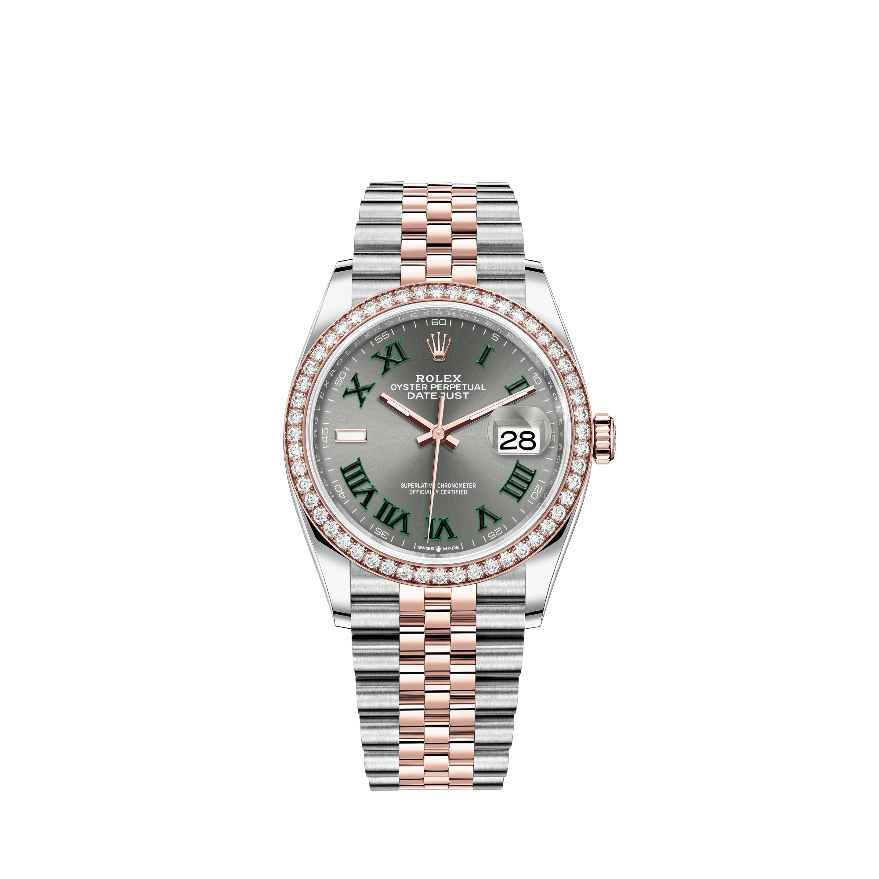 Rolex Lady Datejust, Ref 178271, ST/ROSE, +++Jubilee- Dial- Diamond+++, wie NEURolex Lady Datejust, Ref. 179384.