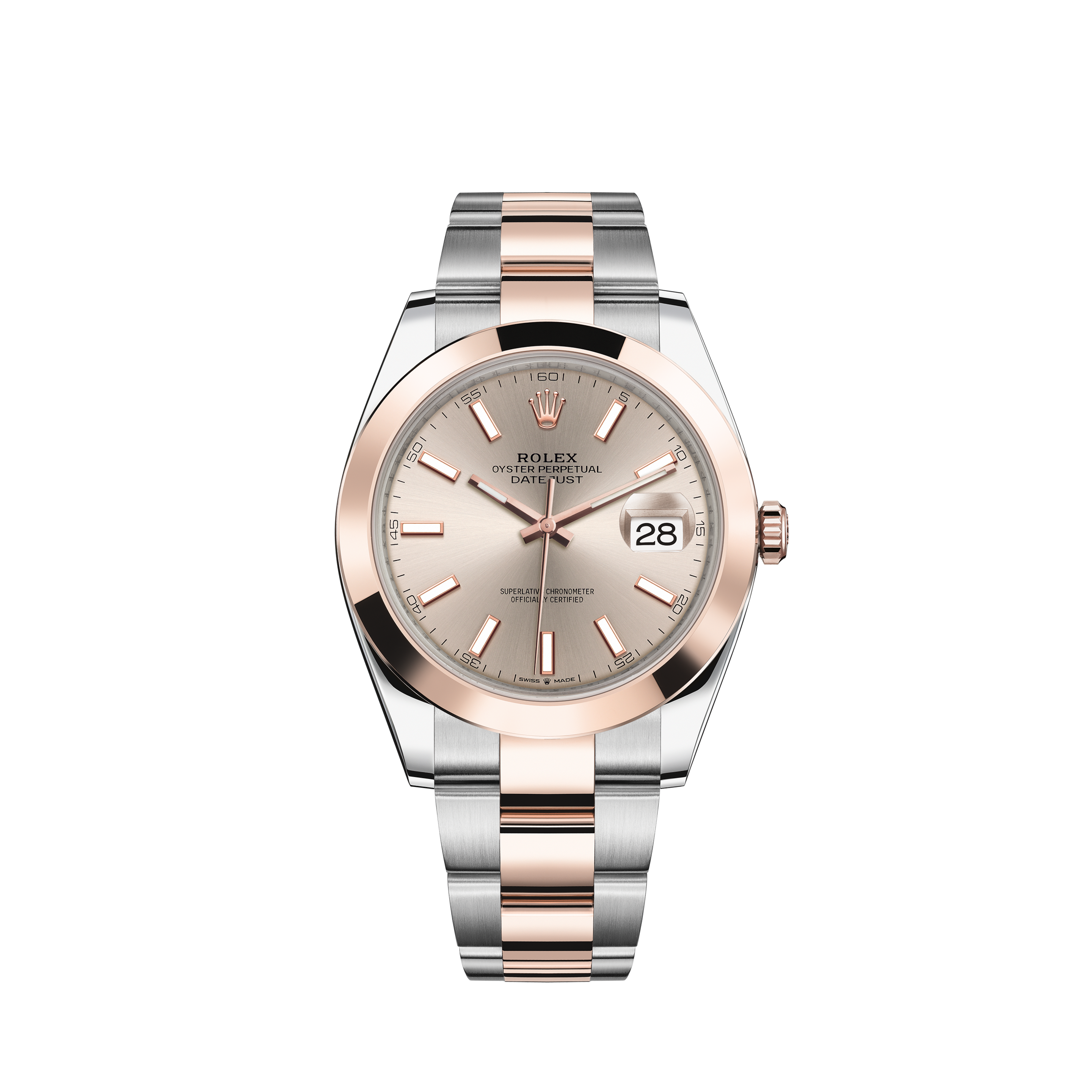 Rolex Datejust 2-Tone 36mm Jubilee Watch w/MOP Roman Diamond Dial & 1.85Ct Bezel