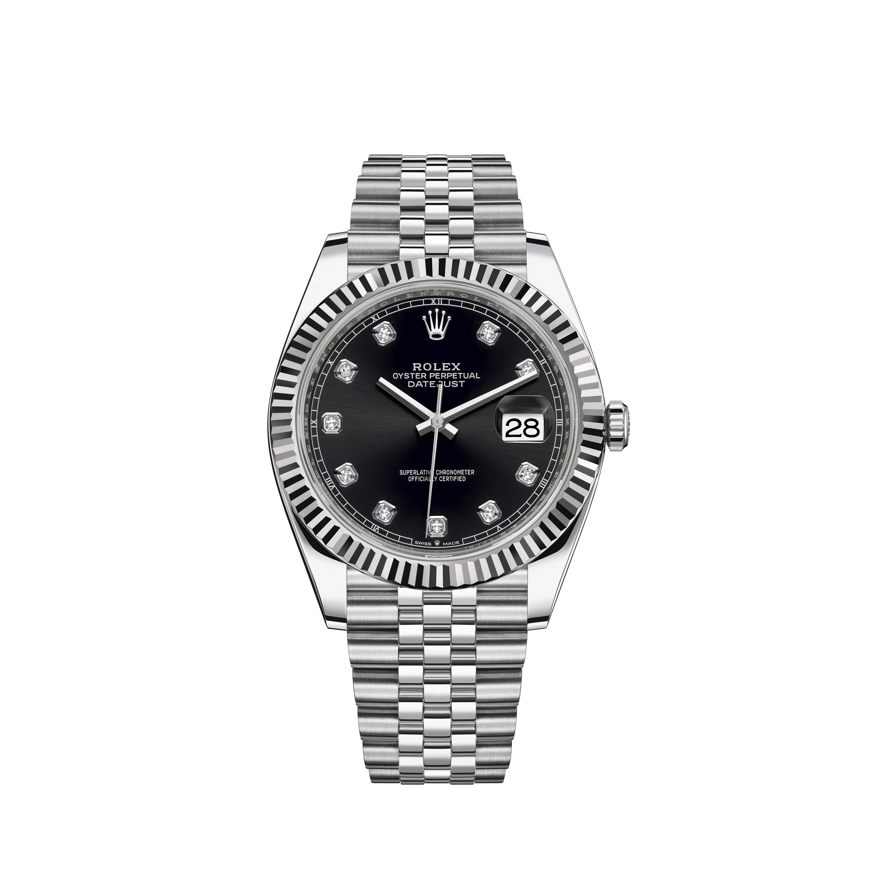 Rolex Datejust 41腕錶：白色黃金及蠔式鋼 