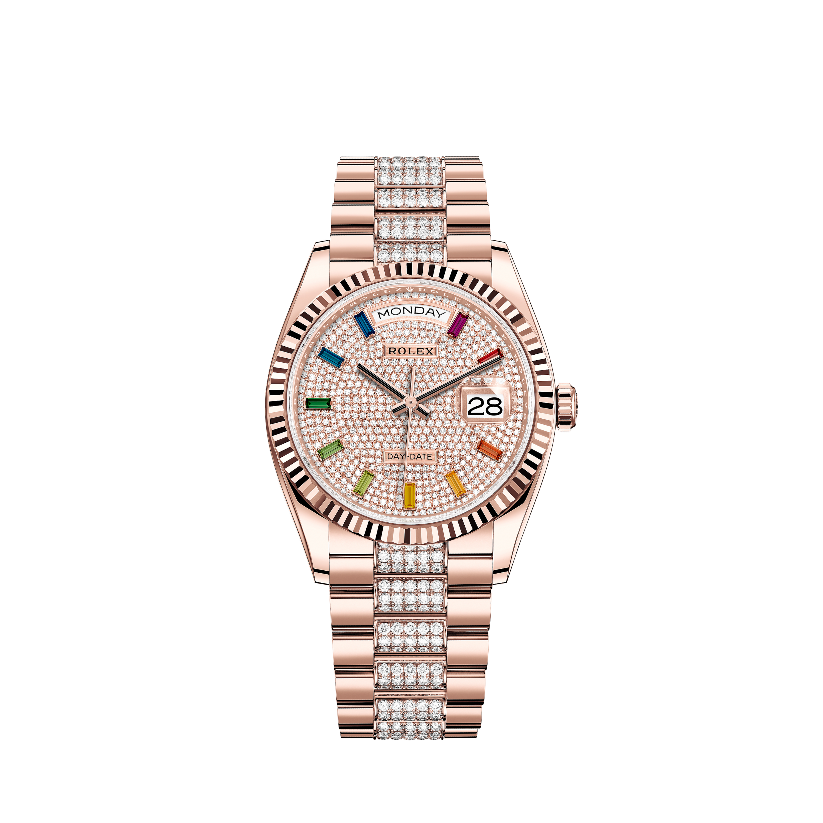 Rolex Sky Dweller Annual Calendar Dual Timezone Silver Sundust Dial RG 42mm Croc Strap 326135