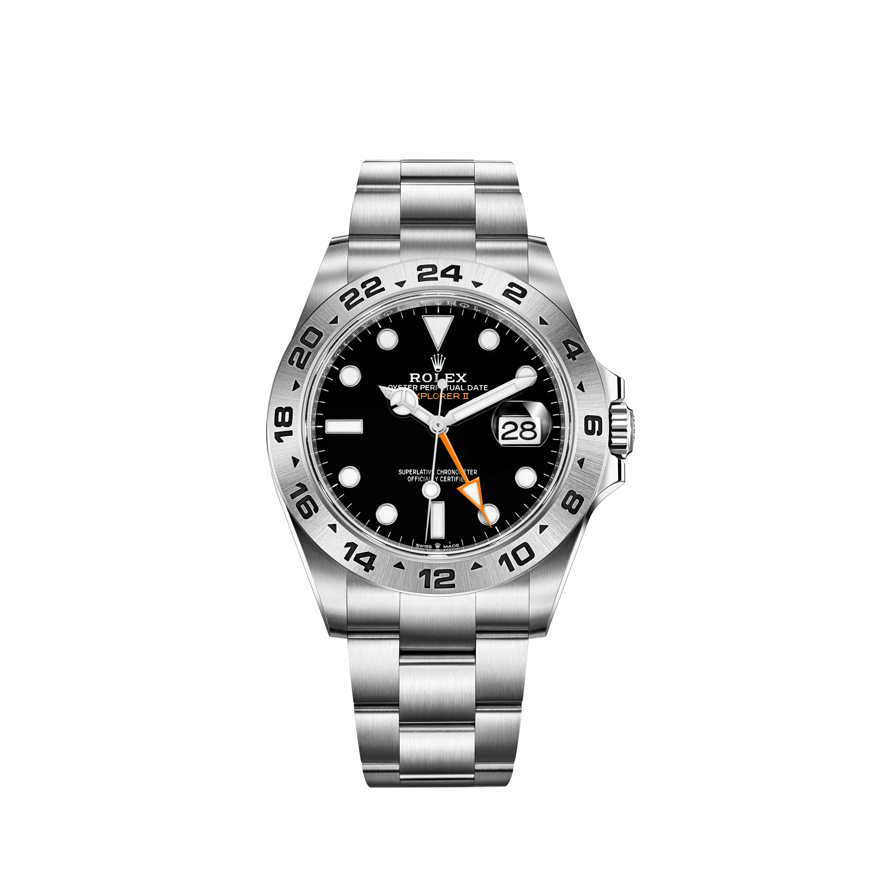 Rolex Explorer II腕錶：蠔式鋼- M226570-0002