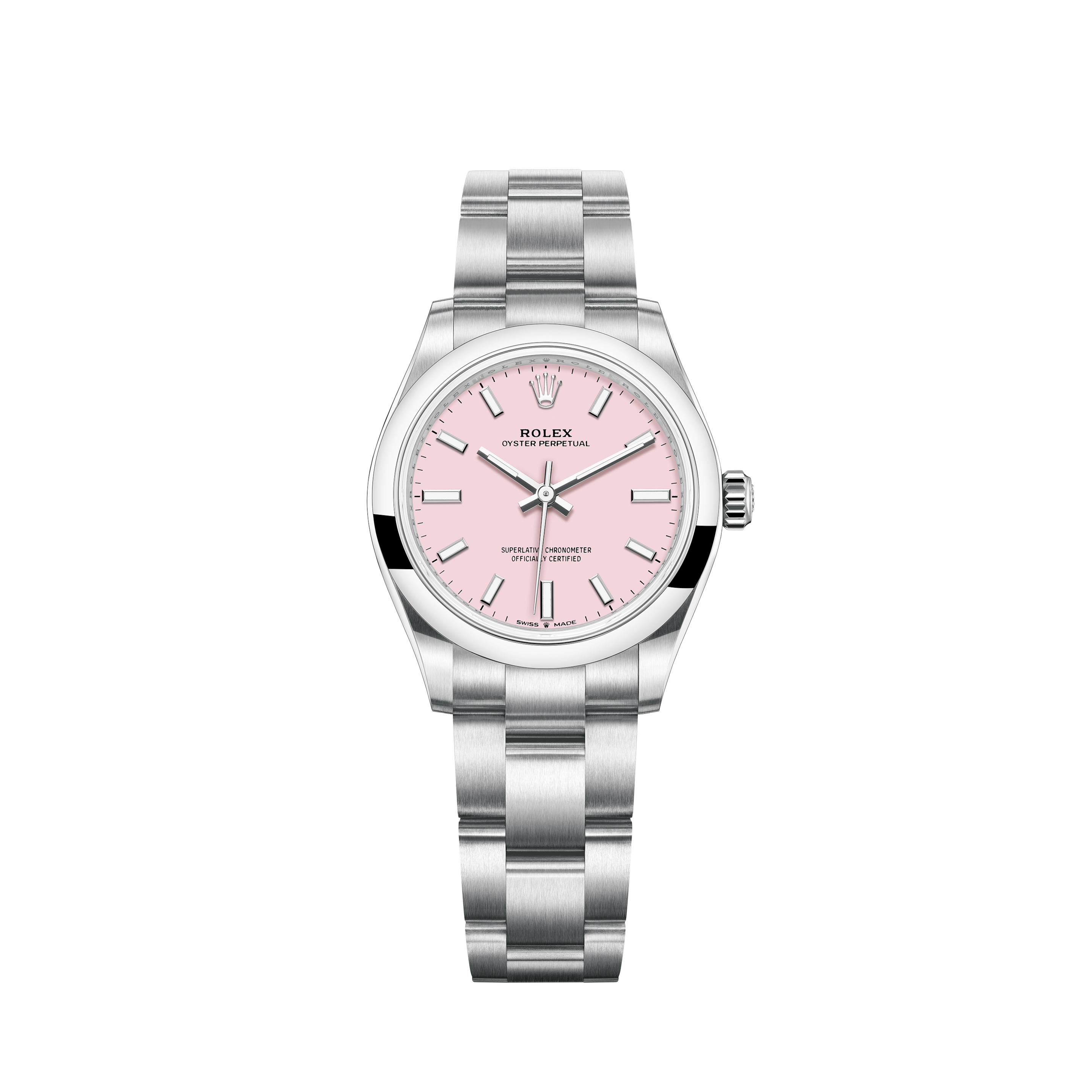 Rolex Datejust Steel & 14K YG Diamond MOP Ladies Midsize 31mm Watch ’80 6827