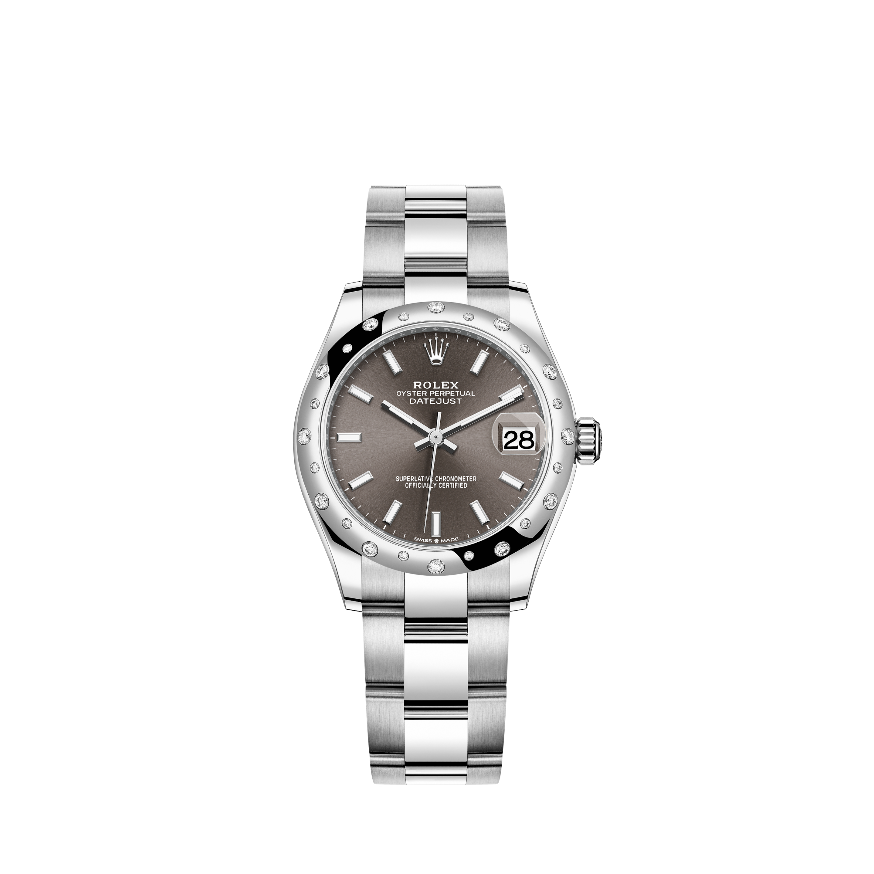 Rolex Datejust 36MM Steel Watch with 3.05Ct Diamond Bezel/Tahitian Blue Dial