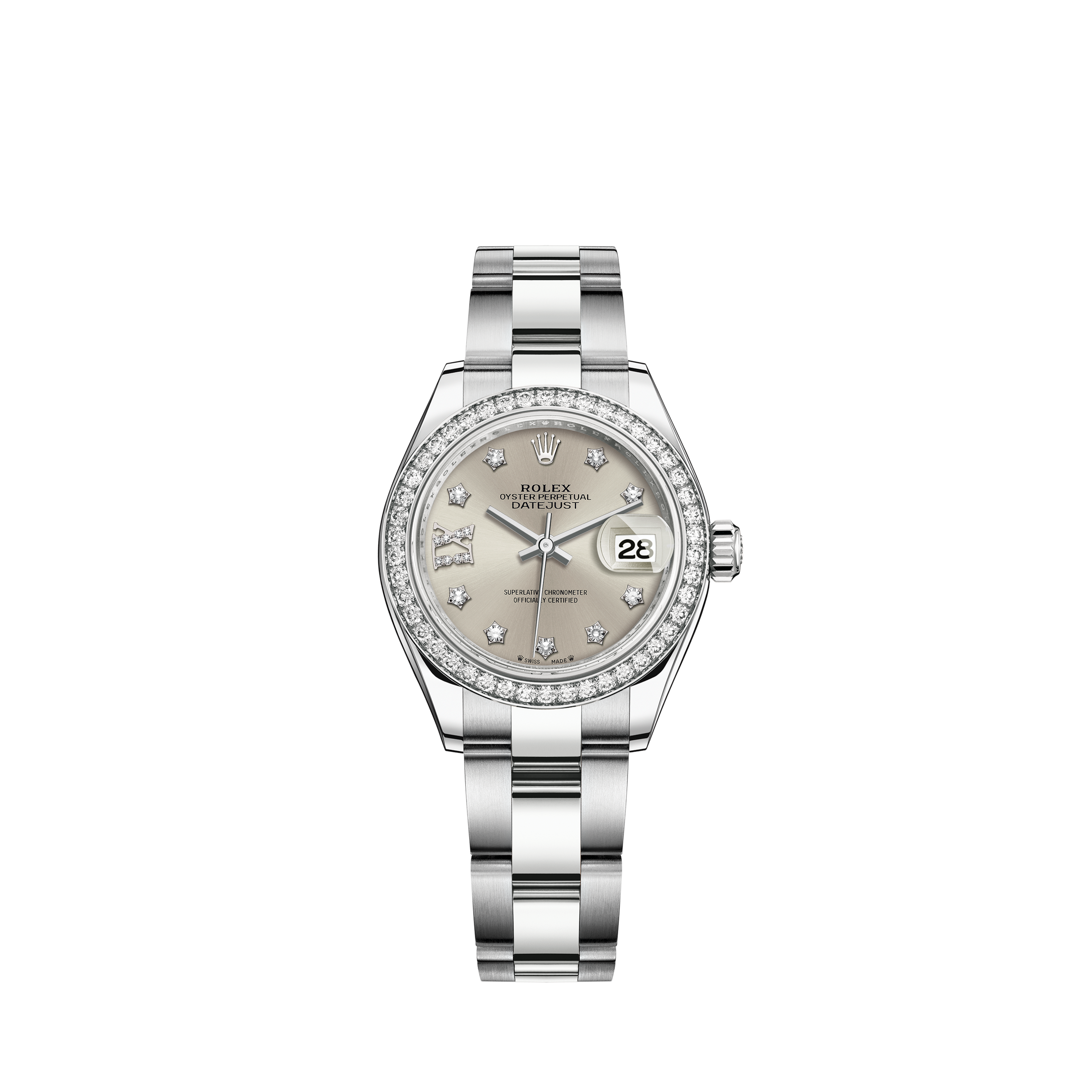 Rolex Oyster Perpetual Steel Black Dial Ladies Watch 67180