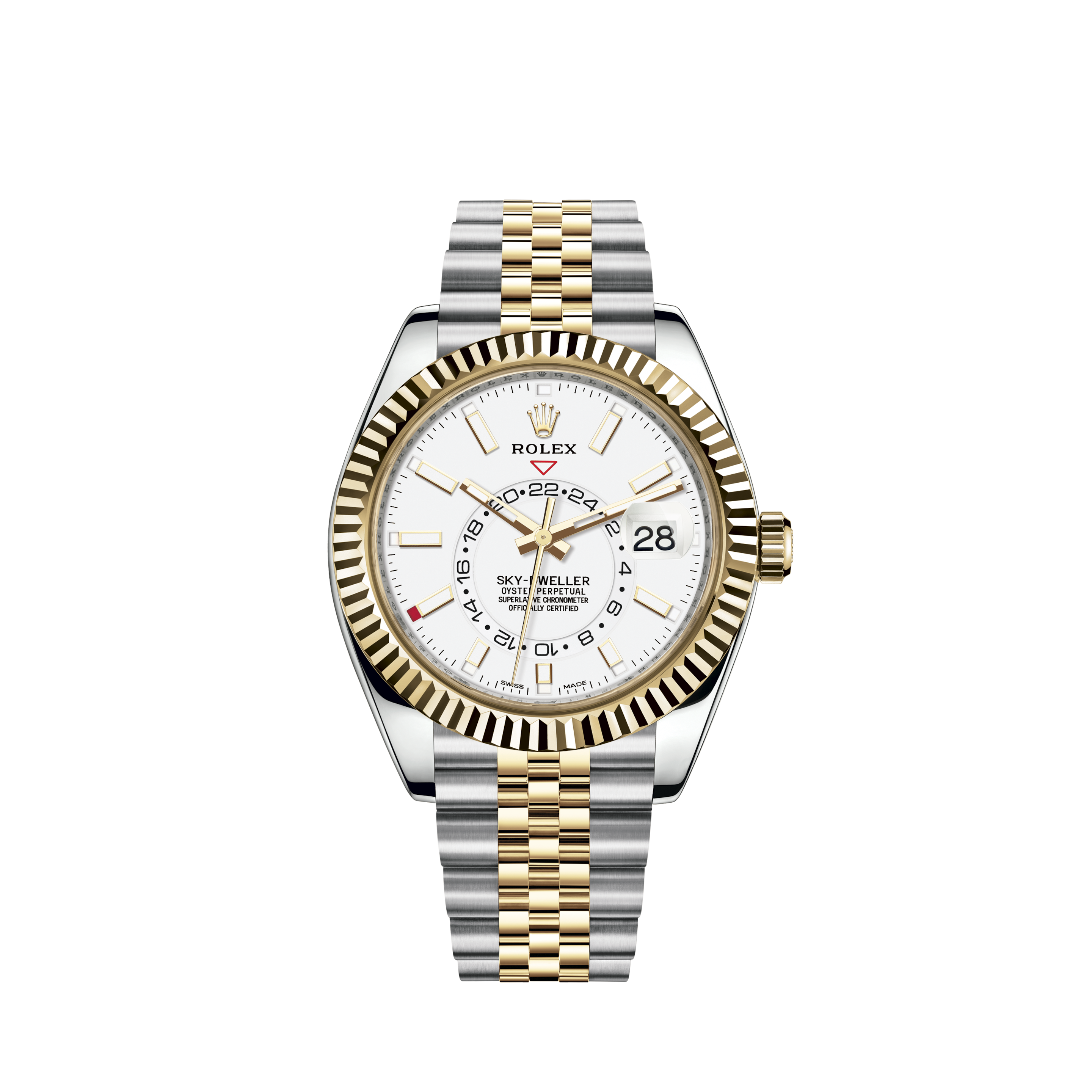 Rolex President Day-Date 36mm Yellow Gold Watch/White MOP Diamond Dial/Bezel