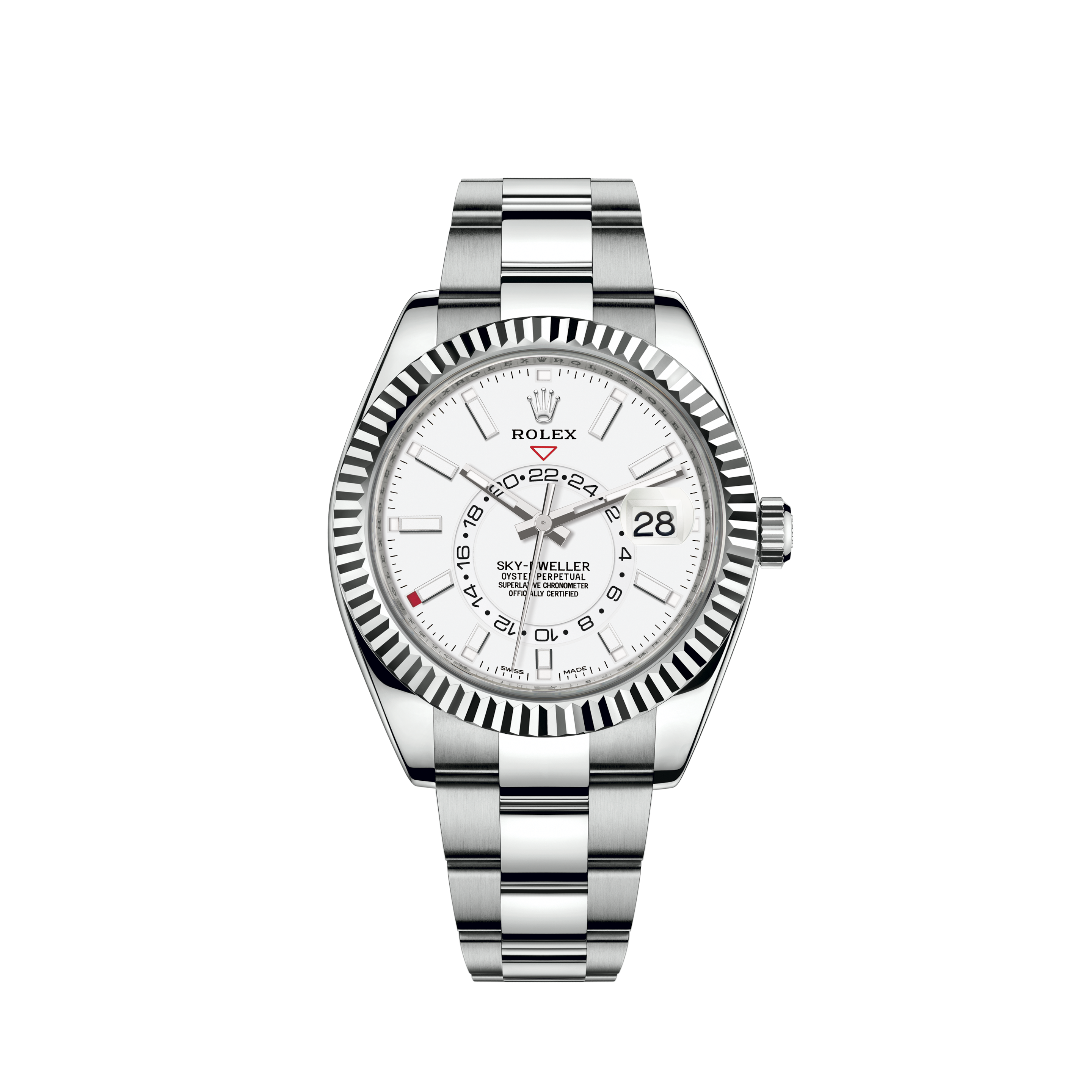 Rolex Datejust 41mm Stainless Steelx18K White Gold Slate Roman dial